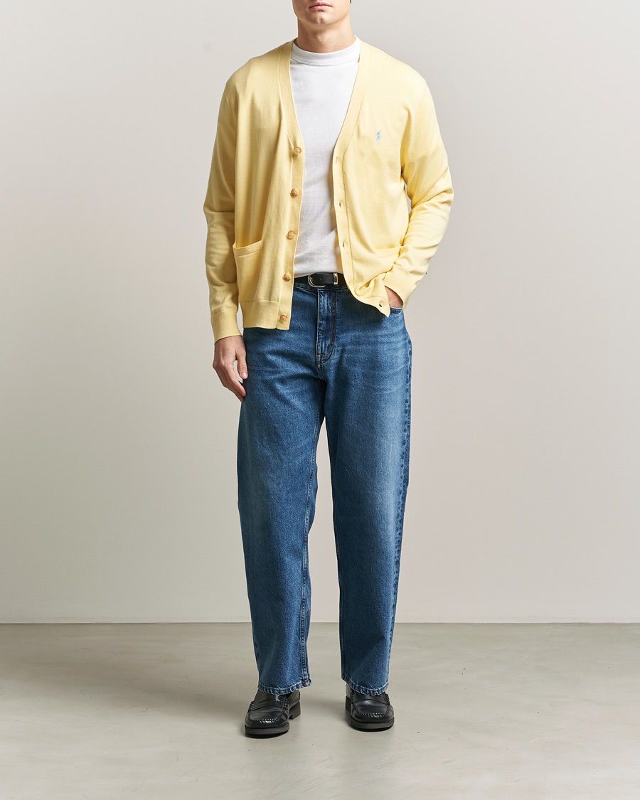 Herre | Gensere | Polo Ralph Lauren | Cotton Cardigan Wicket Yellow