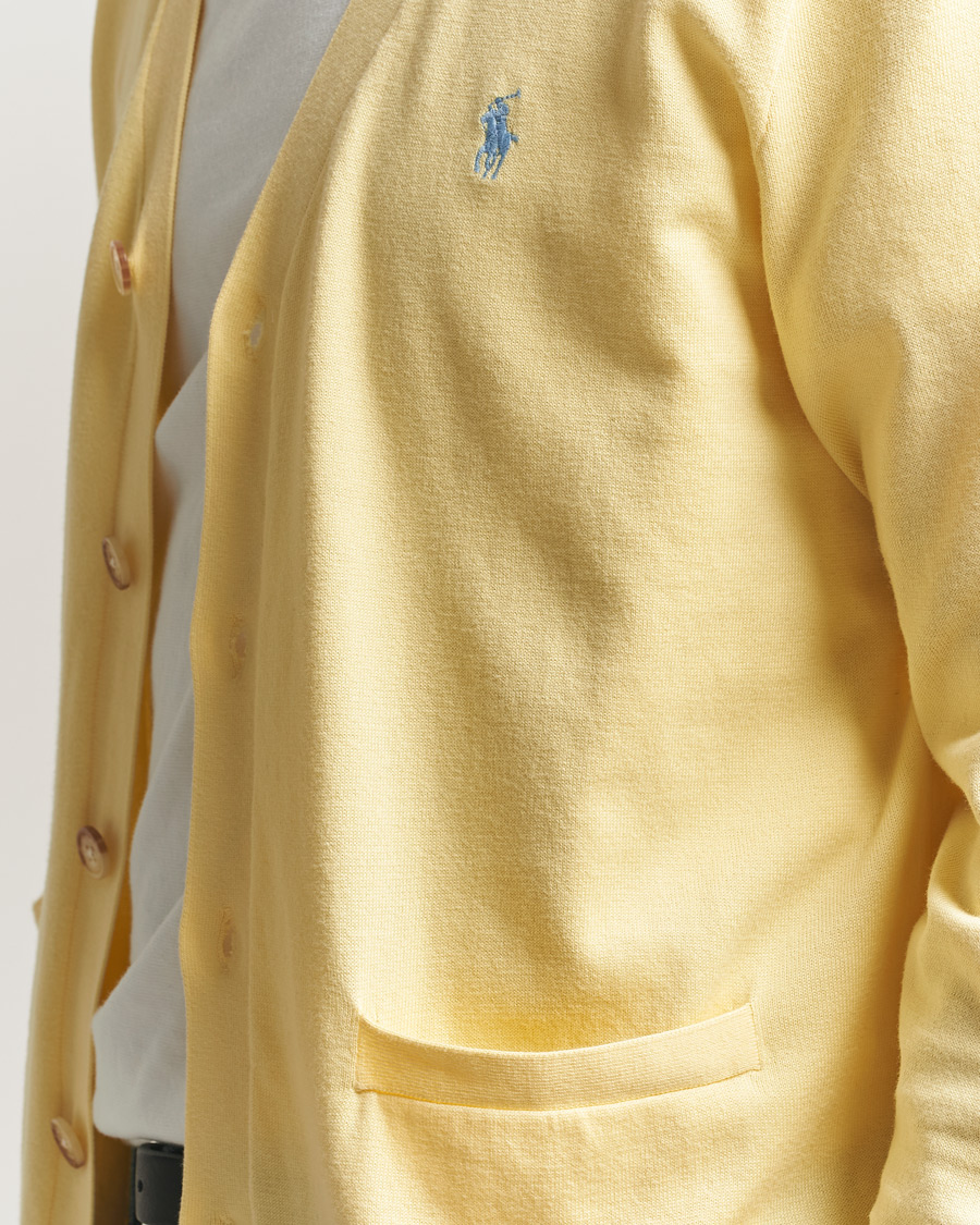 Herre | Gensere | Polo Ralph Lauren | Cotton Cardigan Wicket Yellow