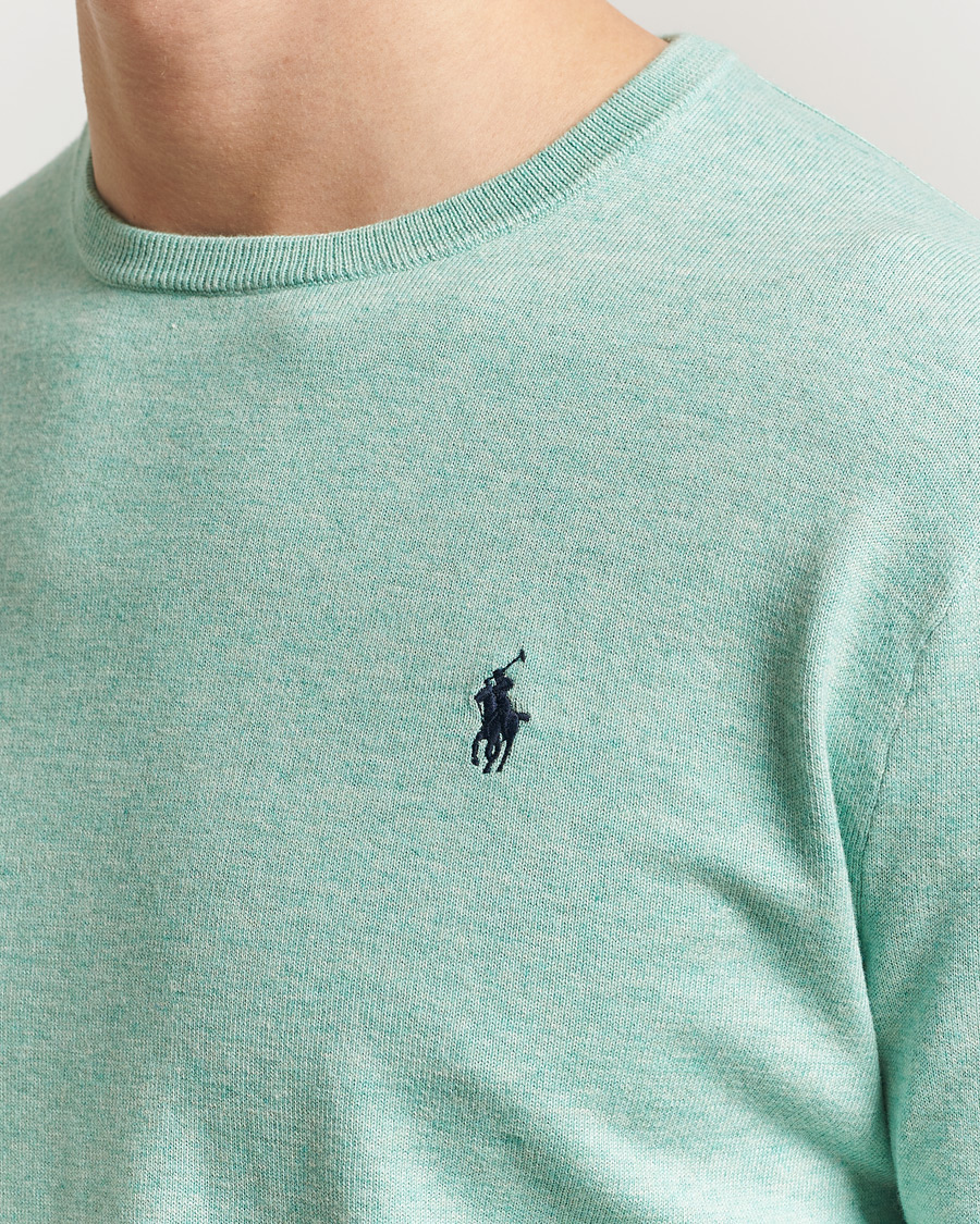 Herre | Gensere | Polo Ralph Lauren | Cotton Crew Neck Sweater Green Heather