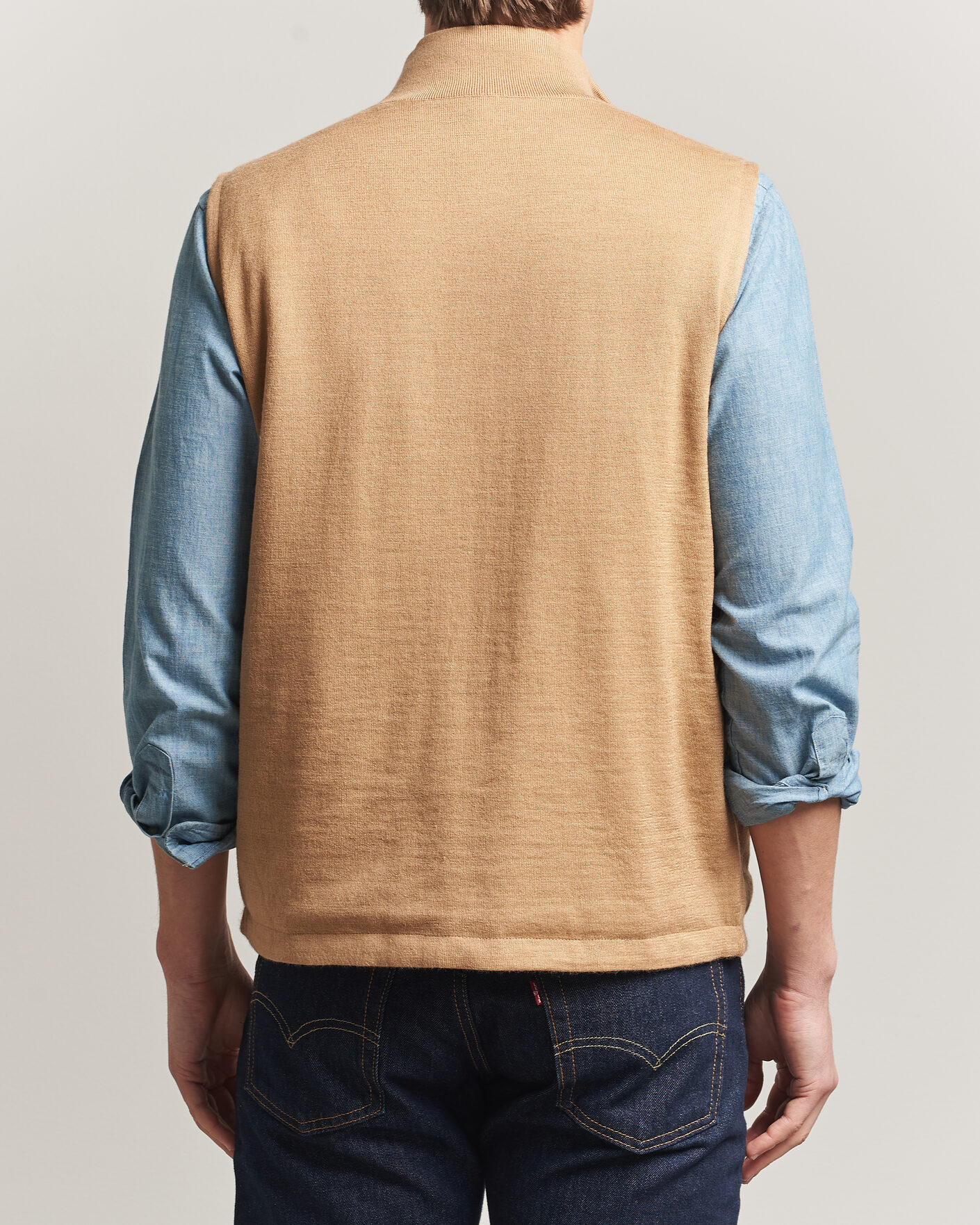 Herre | Gensere | Polo Ralph Lauren | Wool Blend Vest Camel Combo