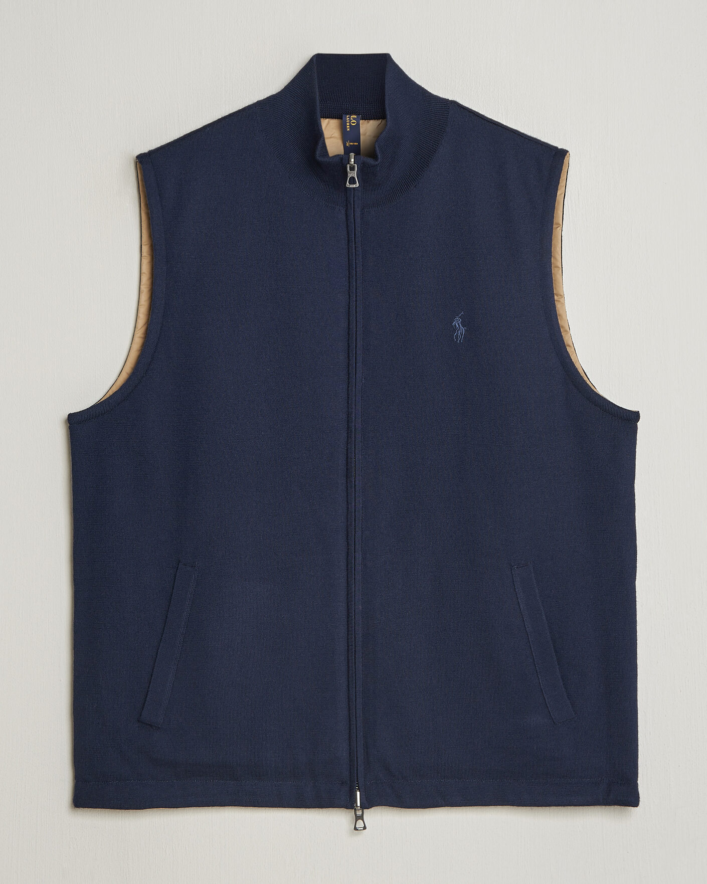 Herre | Gensere | Polo Ralph Lauren | Wool Blend Vest Navy Combo