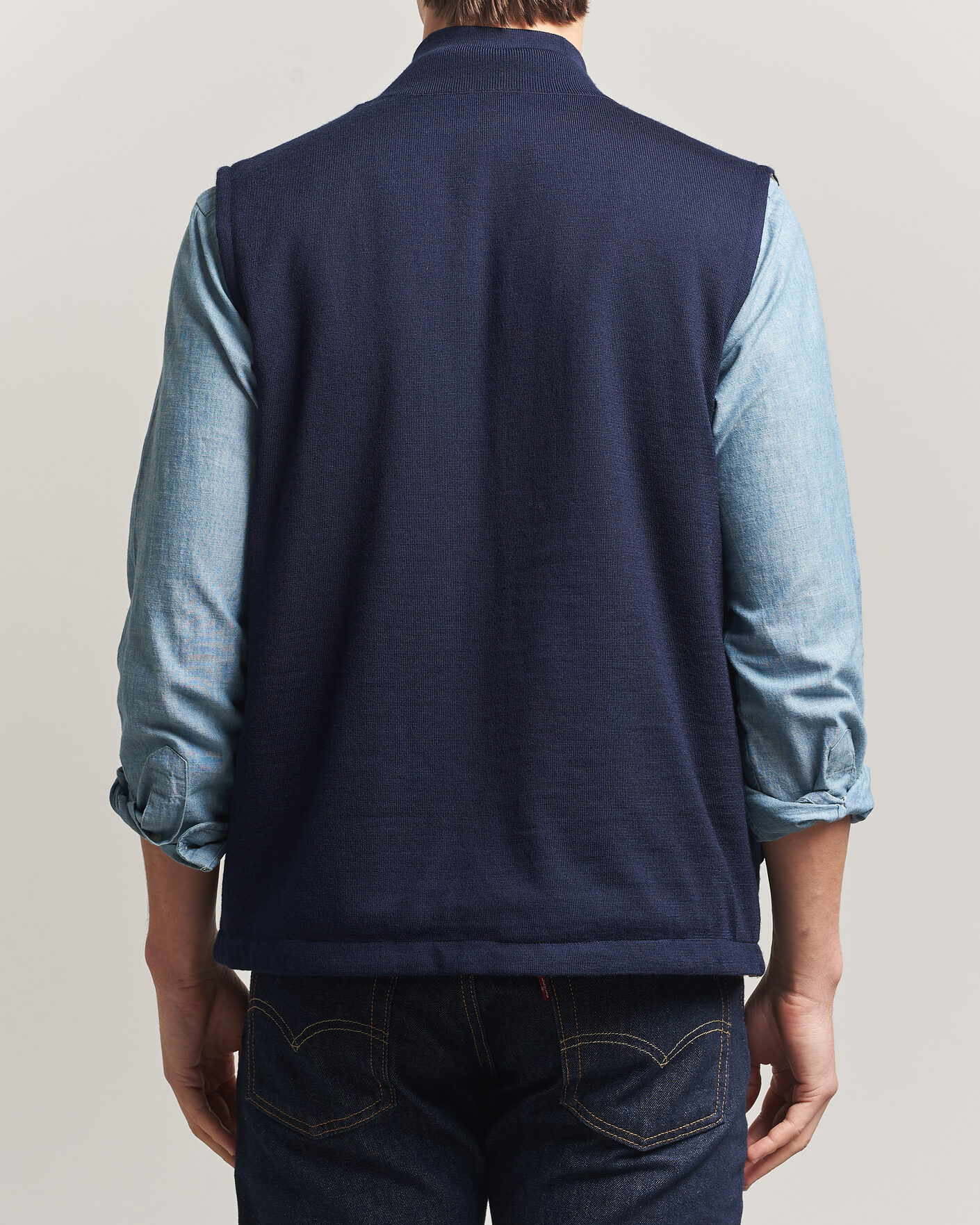 Herre | Gensere | Polo Ralph Lauren | Wool Blend Vest Navy Combo