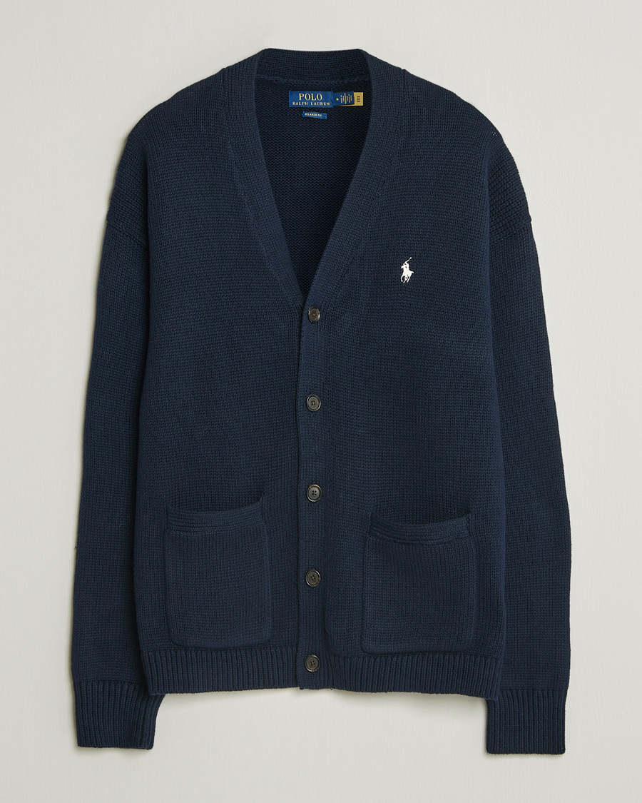 Herre | Gensere | Polo Ralph Lauren | Cotton Cardigan Hunter Navy