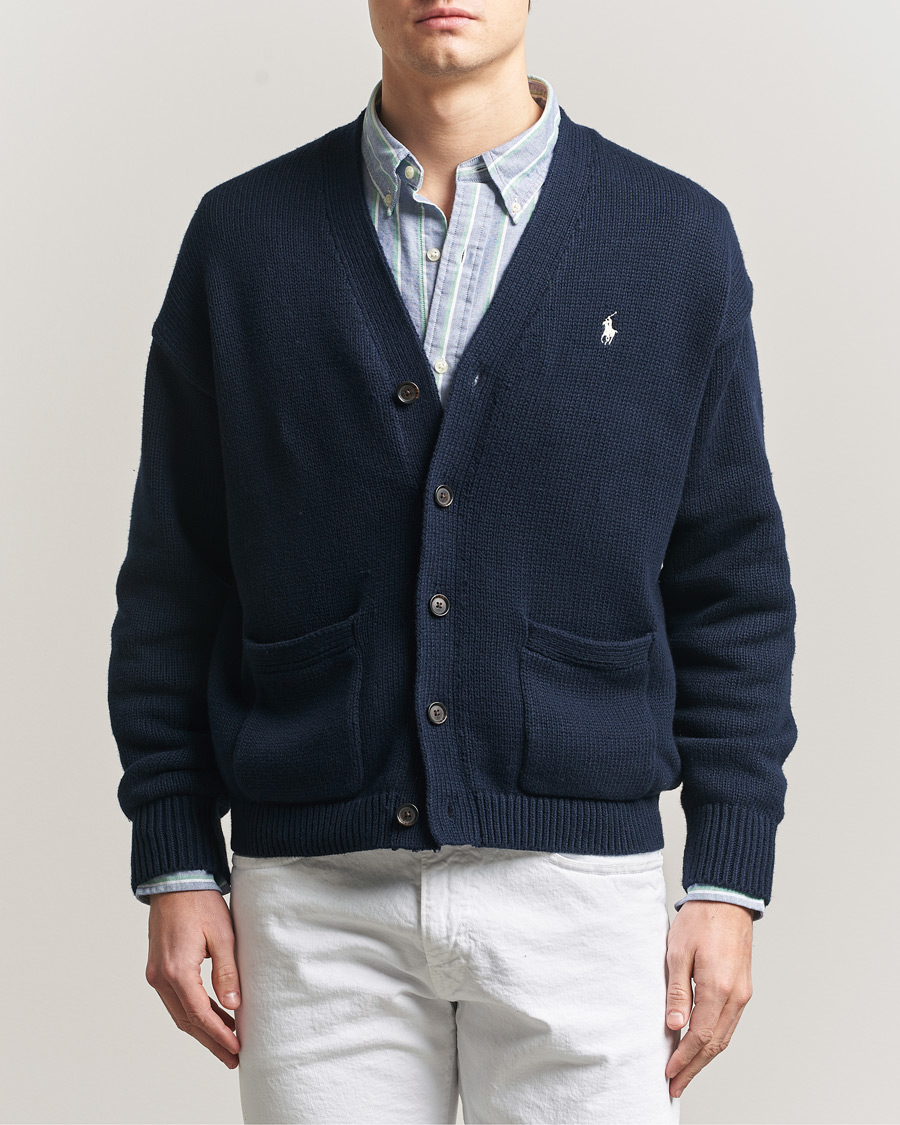 Herre | Gensere | Polo Ralph Lauren | Cotton Cardigan Hunter Navy