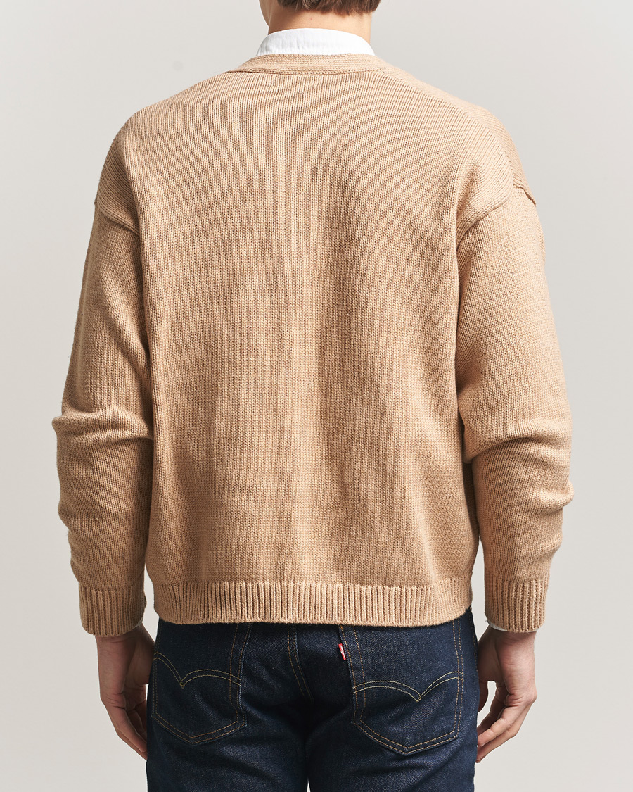 Herre | Gensere | Polo Ralph Lauren | Cotton Cardigan Camel Melange