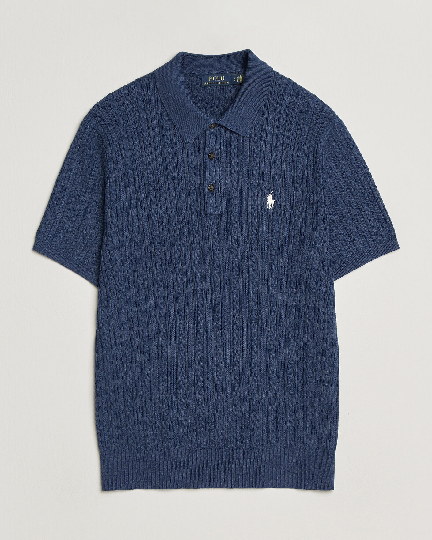 Herre | Pikéer | Polo Ralph Lauren | Cotton Polo Rustic Navy Heather