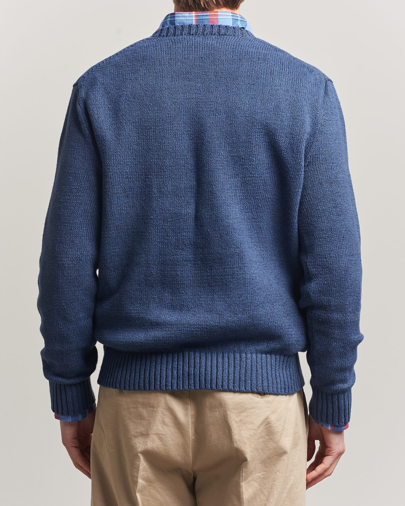 Herre | Gensere | Polo Ralph Lauren | Cotton Linen Bear Sweater Light Navy
