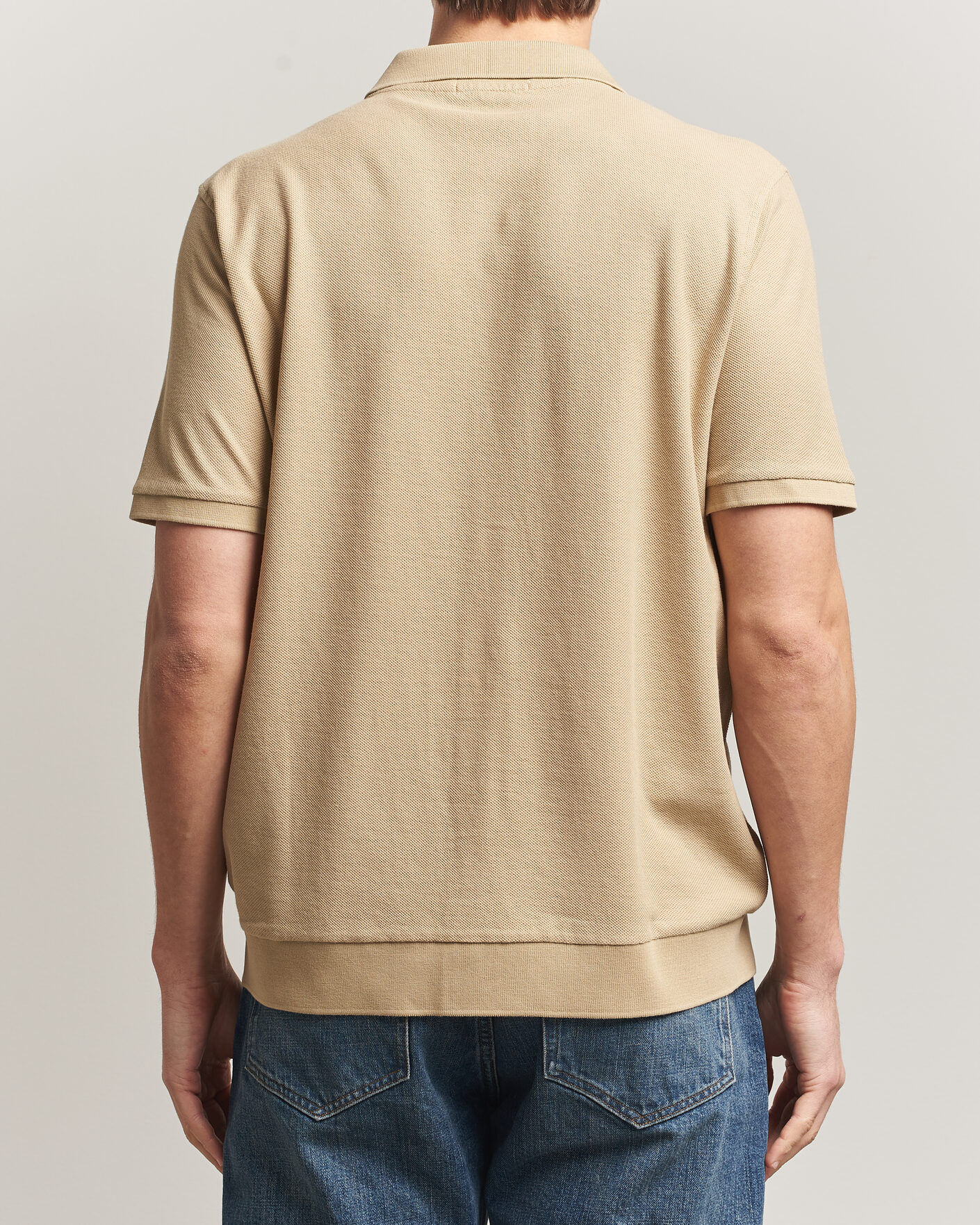 Herre | Pikéer | Polo Ralph Lauren | Cotton Knitted Polo Coastal Beige