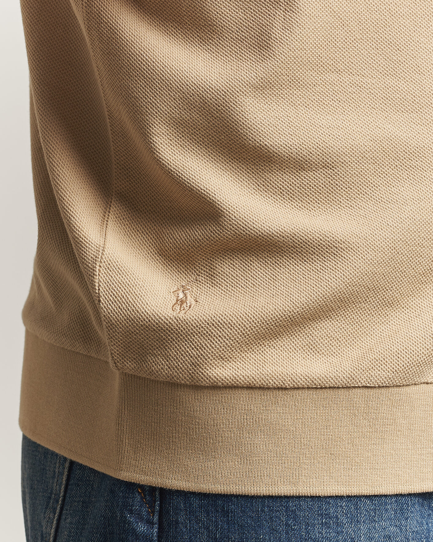 Herre | Pikéer | Polo Ralph Lauren | Cotton Knitted Polo Coastal Beige