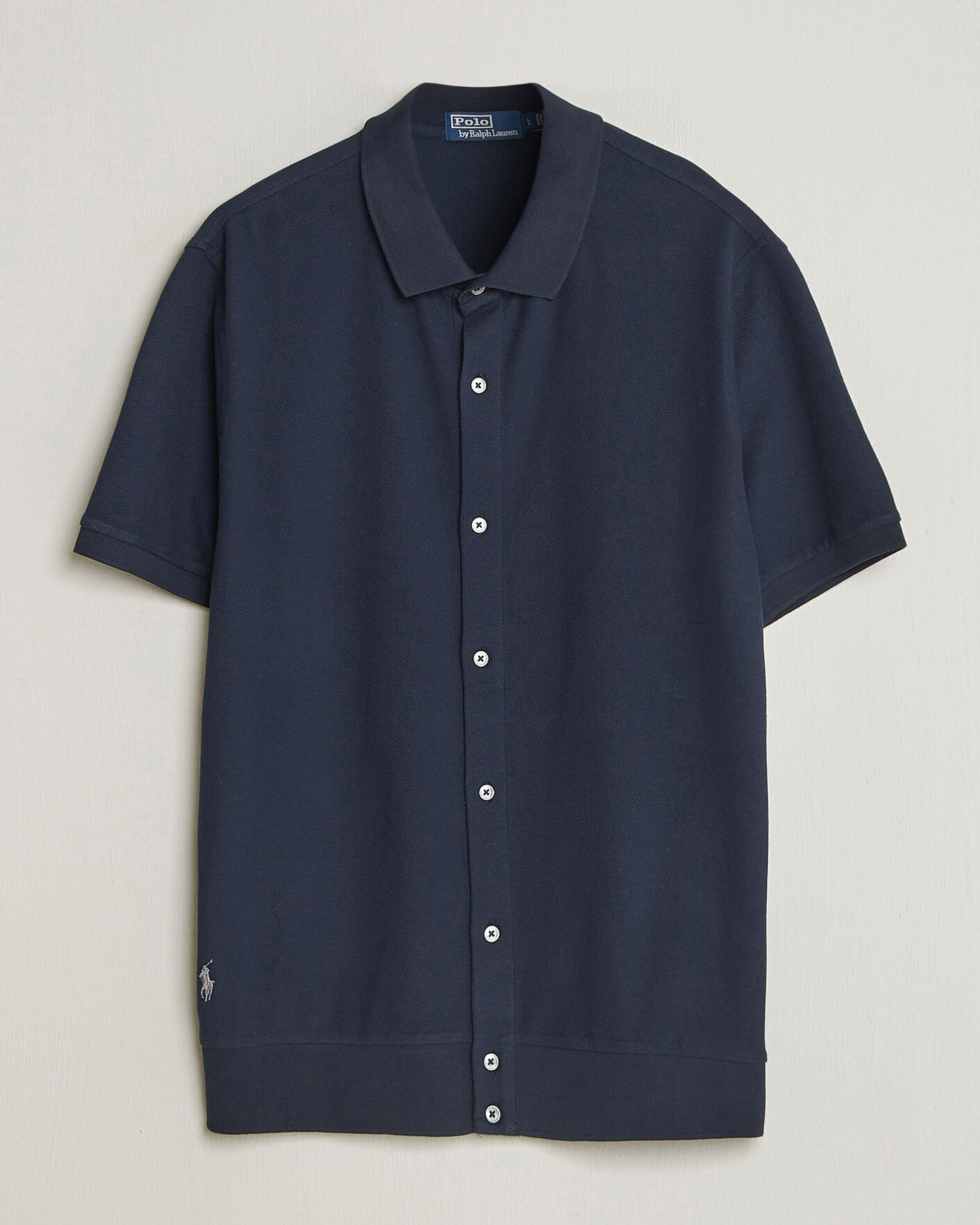Herre | Pikéer | Polo Ralph Lauren | Cotton Knitted Polo Aviator Navy