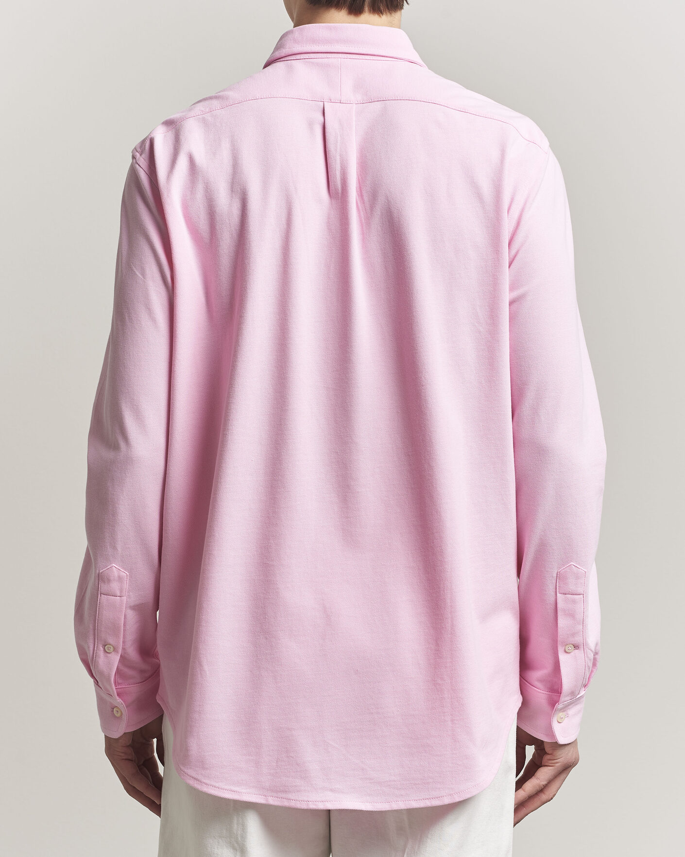 Herre | Skjorter | Polo Ralph Lauren | Featherweight Mesh Shirt Carmel Pink