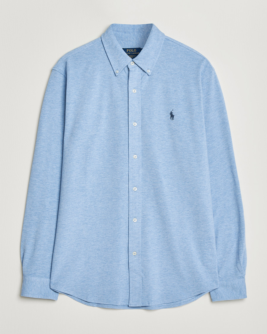 Herre | Skjorter | Polo Ralph Lauren | Featherweight Mesh Shirt Isle Heather