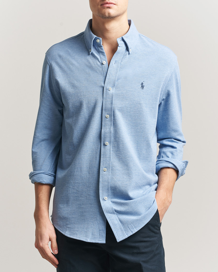 Herre | Skjorter | Polo Ralph Lauren | Featherweight Mesh Shirt Isle Heather