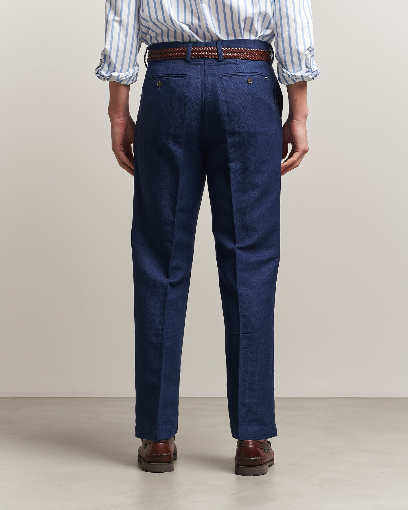 Herre | Bukser | Polo Ralph Lauren | Cotton Linen Pants Newport Navy