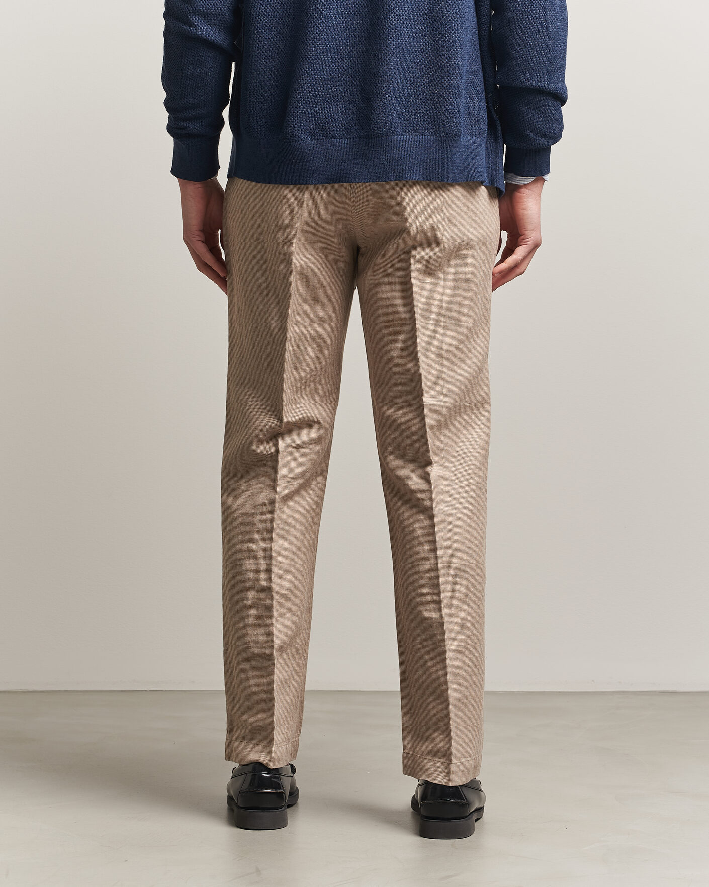 Herre | Bukser | Polo Ralph Lauren | Cotton Linen Pants Madison Tan Stone Grey
