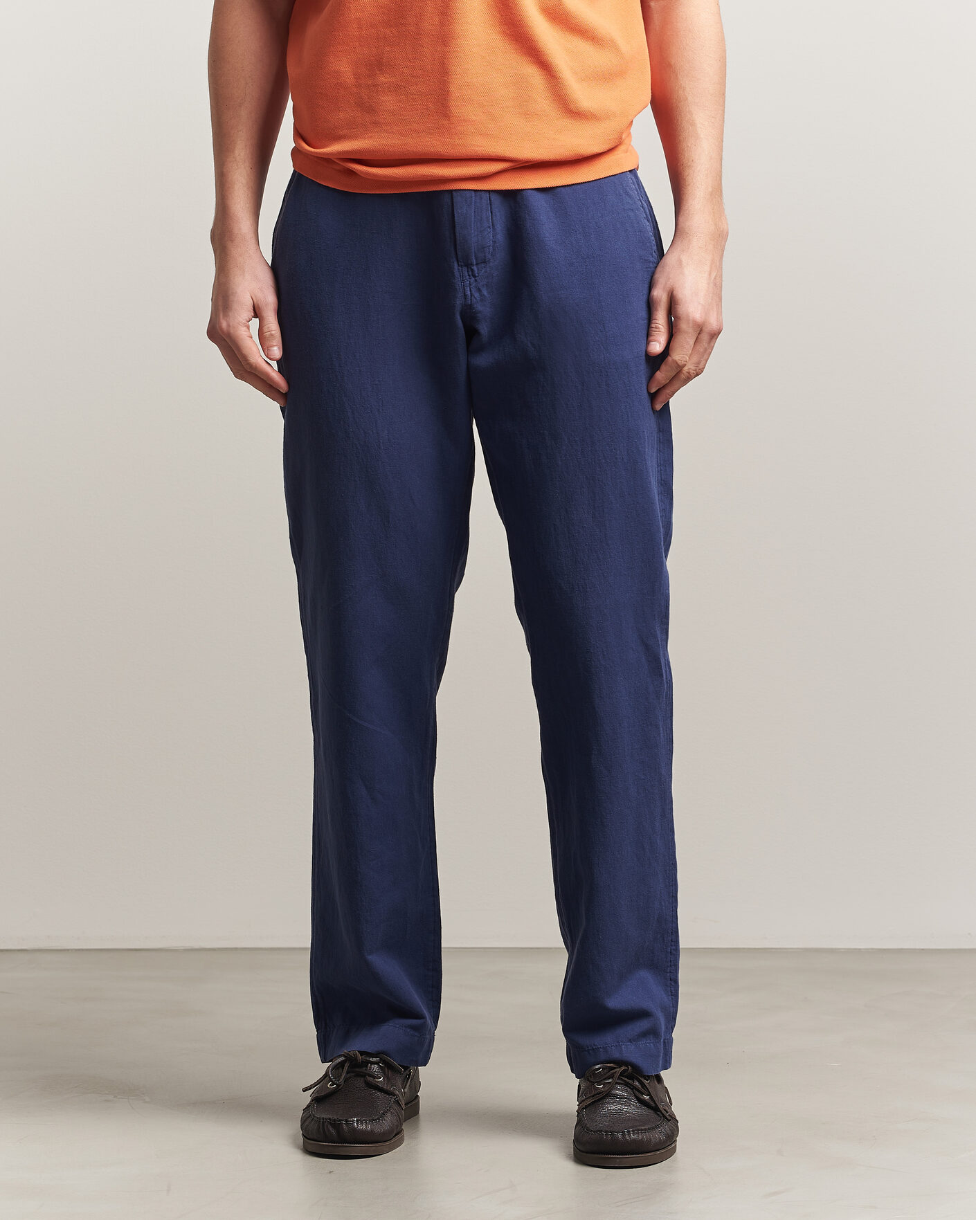 Herre | Bukser | Polo Ralph Lauren | Linen Cotton Pants New Classic Navy