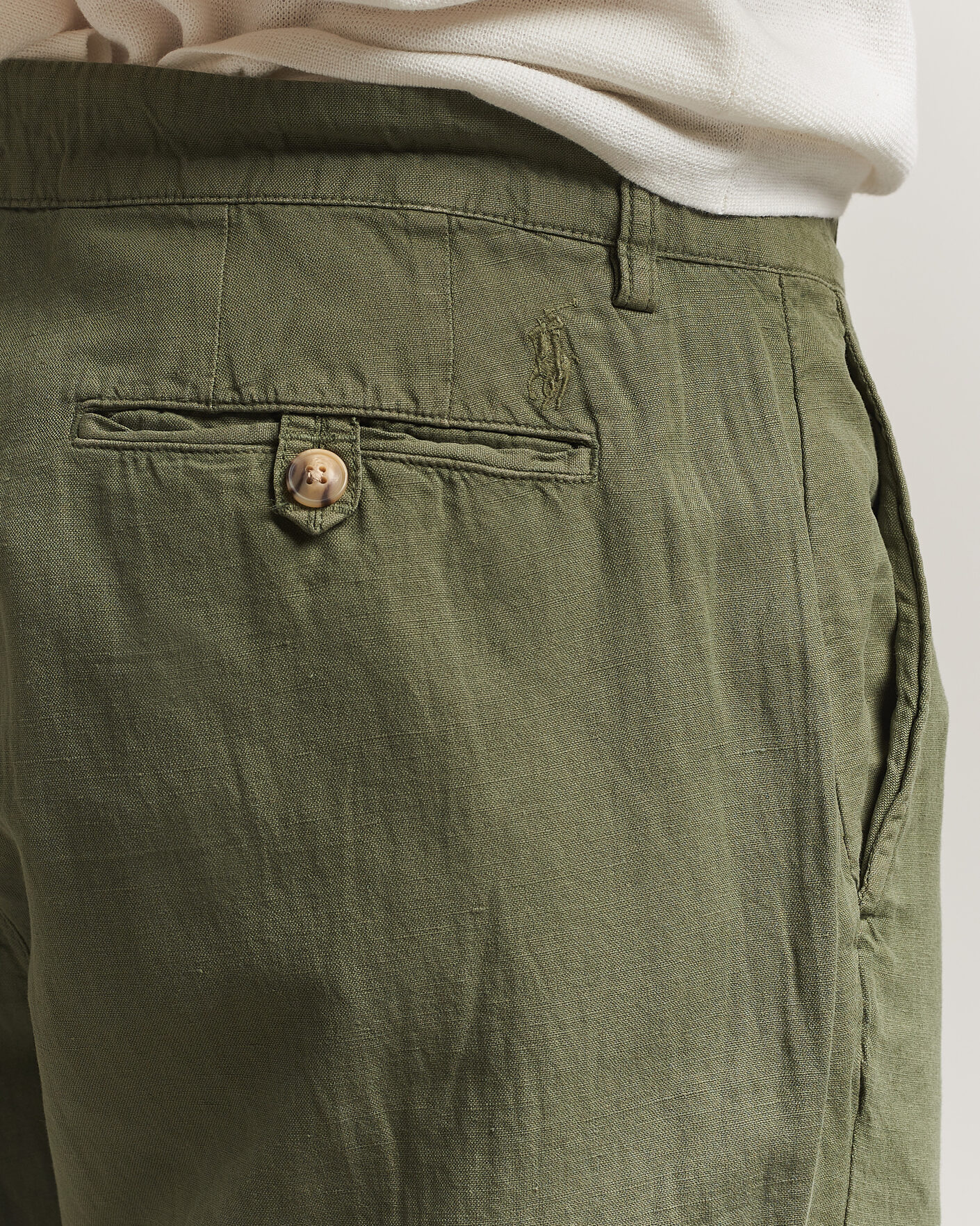 Herre | Bukser | Polo Ralph Lauren | Linen Cotton Pants Garden Trail