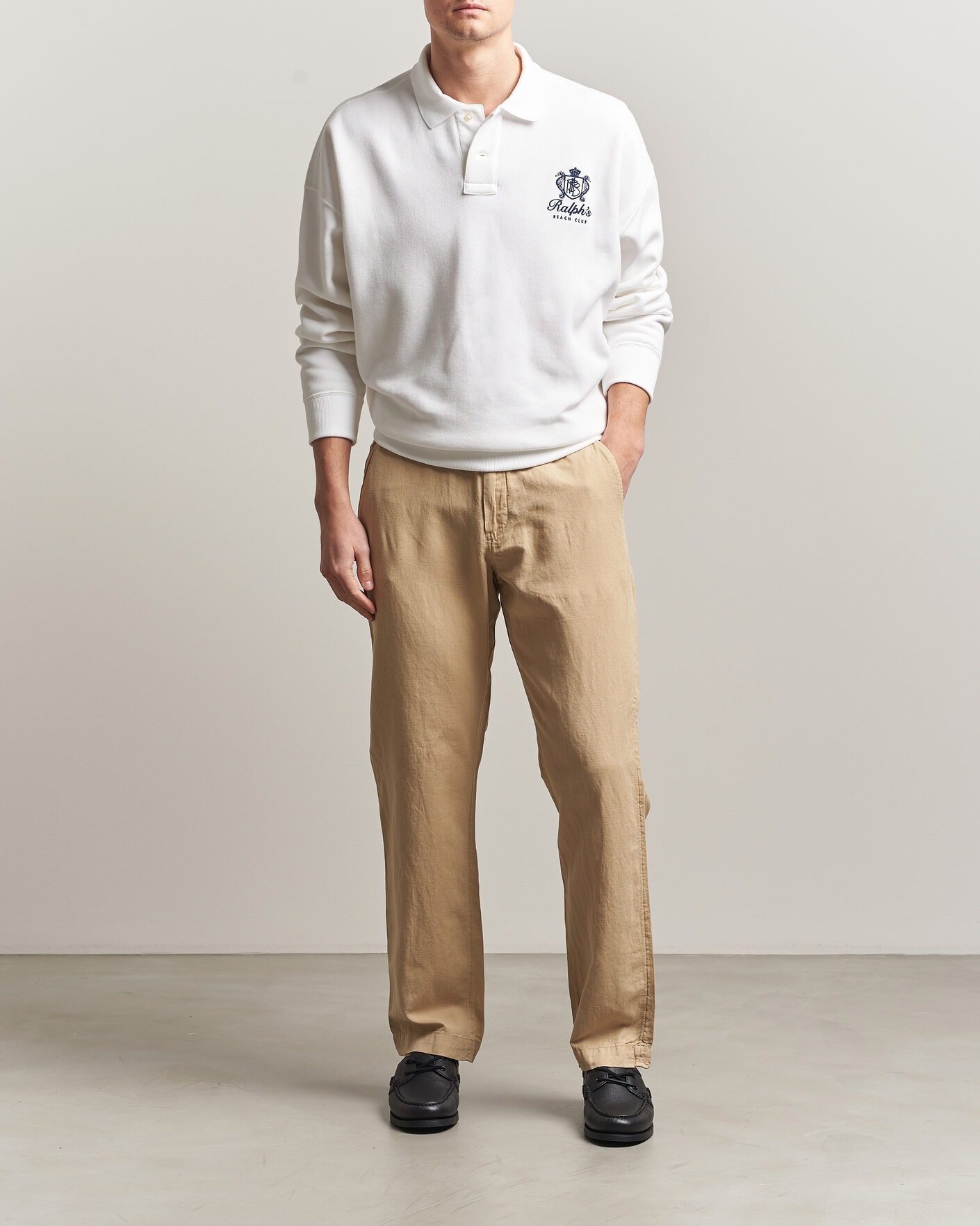 Herre | Bukser | Polo Ralph Lauren | Linen Cotton Pants Coastal Beige