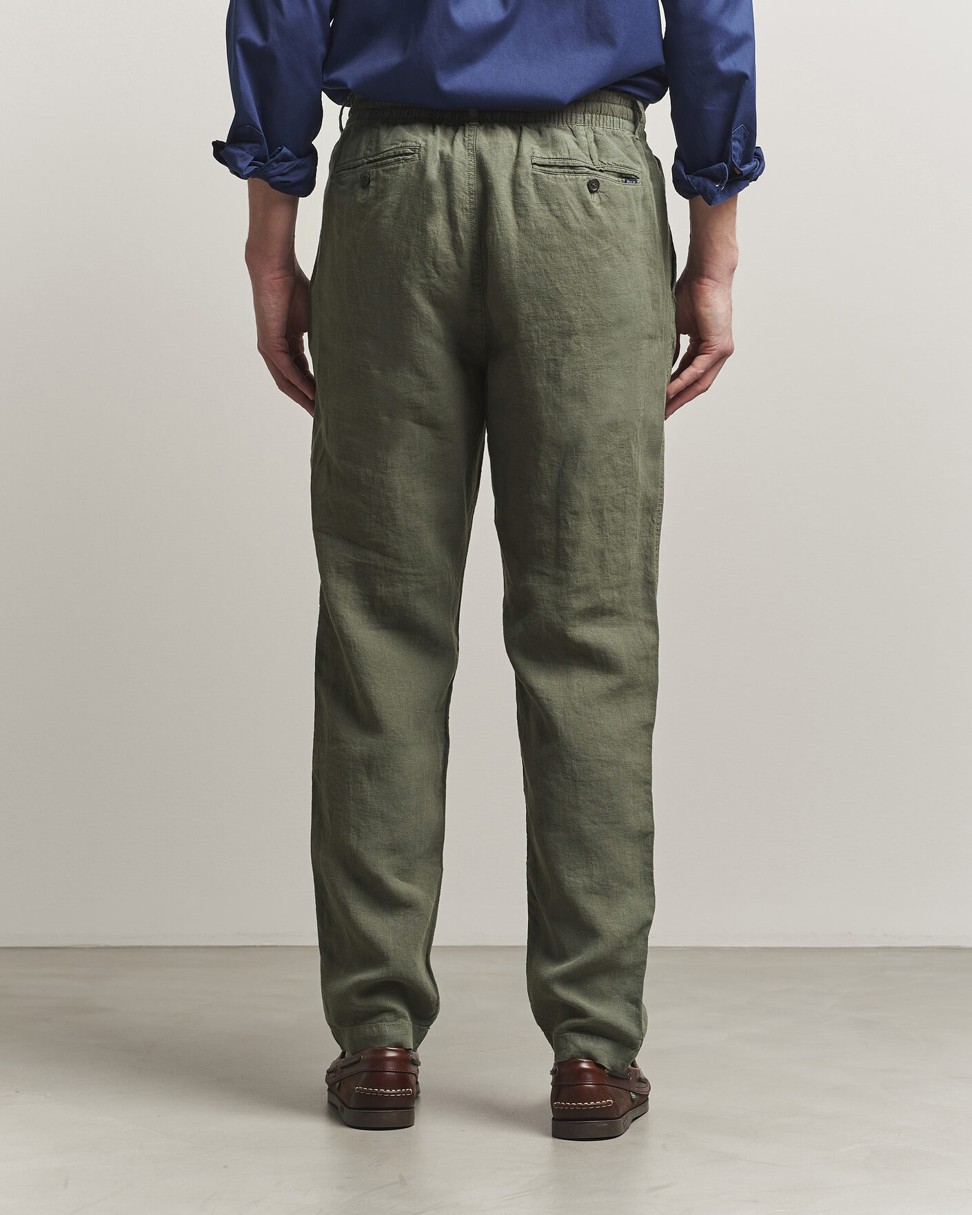 Herre | Bukser | Polo Ralph Lauren | Prepster Linen Trousers New Olive