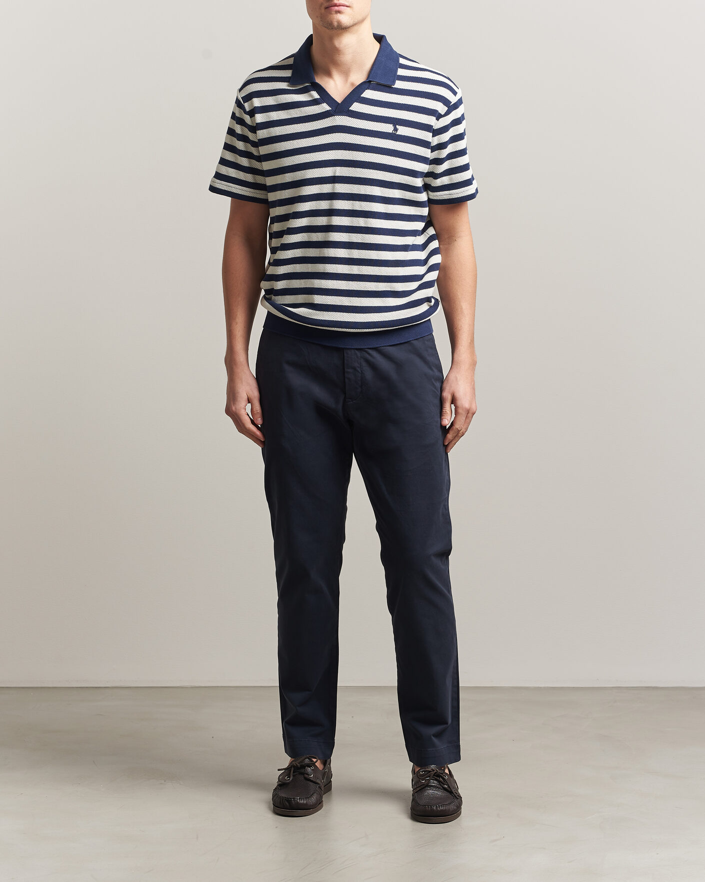 Herre | Bukser | Polo Ralph Lauren | Jarrett Satin Chinos Aviator Navy
