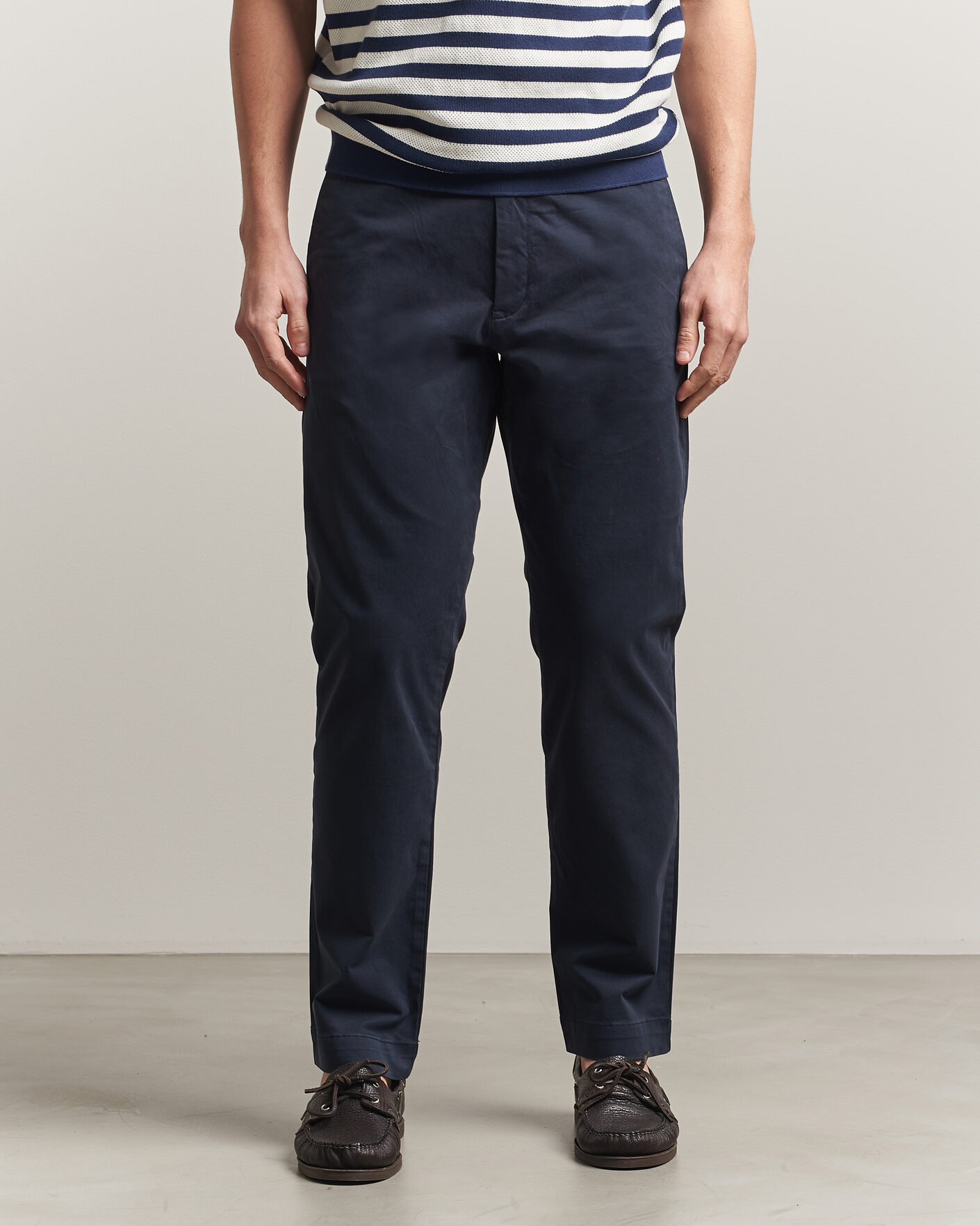 Herre | Bukser | Polo Ralph Lauren | Jarrett Satin Chinos Aviator Navy