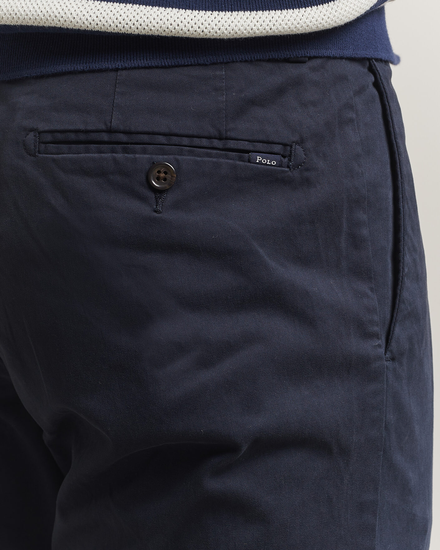 Herre | Bukser | Polo Ralph Lauren | Jarrett Satin Chinos Aviator Navy