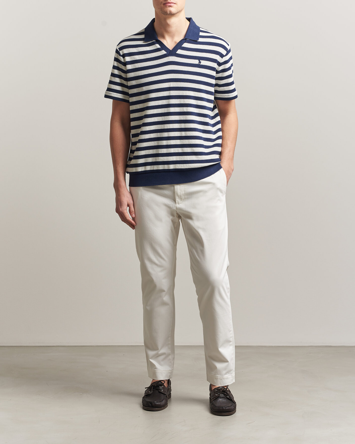 Herre | Bukser | Polo Ralph Lauren | Jarrett Satin Chinos Deckwash White