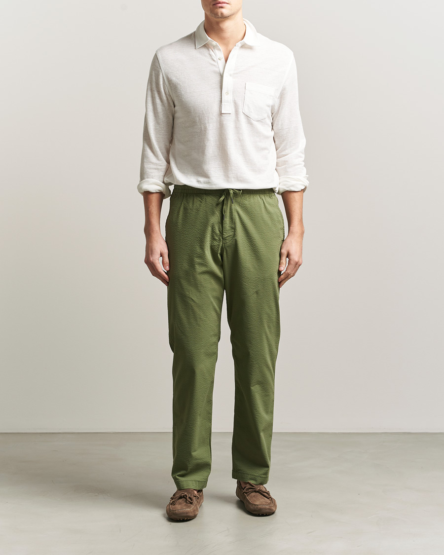 Herre | Bukser | Polo Ralph Lauren | Seersucker Pants Supply Olive