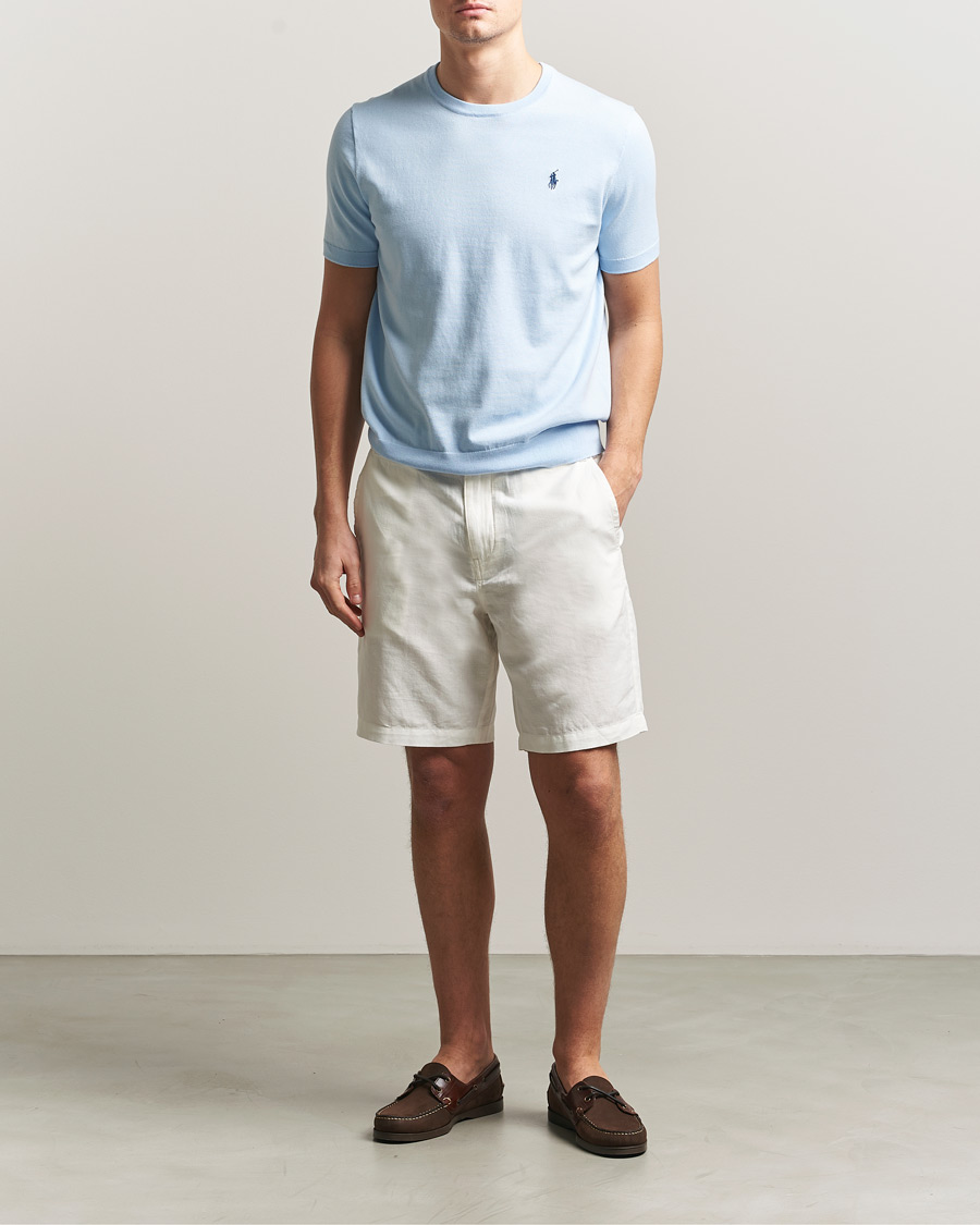 Herre | Shorts | Polo Ralph Lauren | Cotton/Linen Shorts Deckwash White
