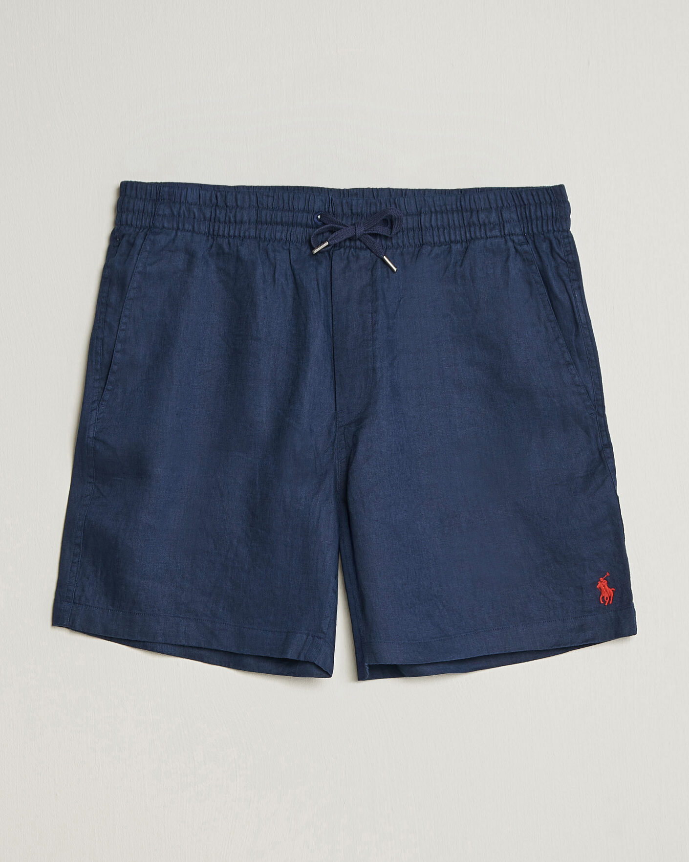 Herre | Shorts | Polo Ralph Lauren | Dyed Linen Shorts Newport Navy