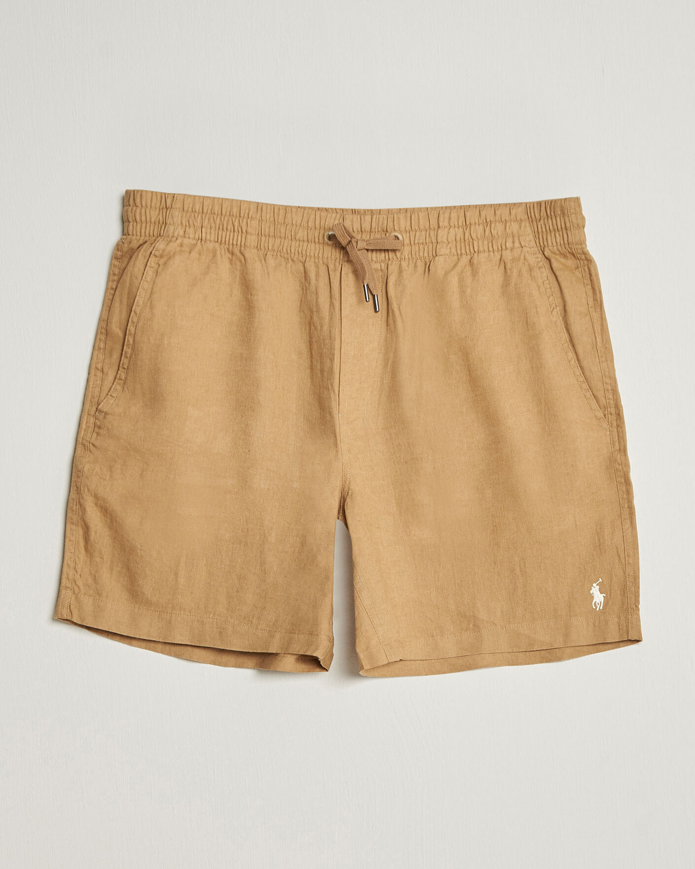 Herre | Shorts | Polo Ralph Lauren | Dyed Linen Shorts Cafe Tan