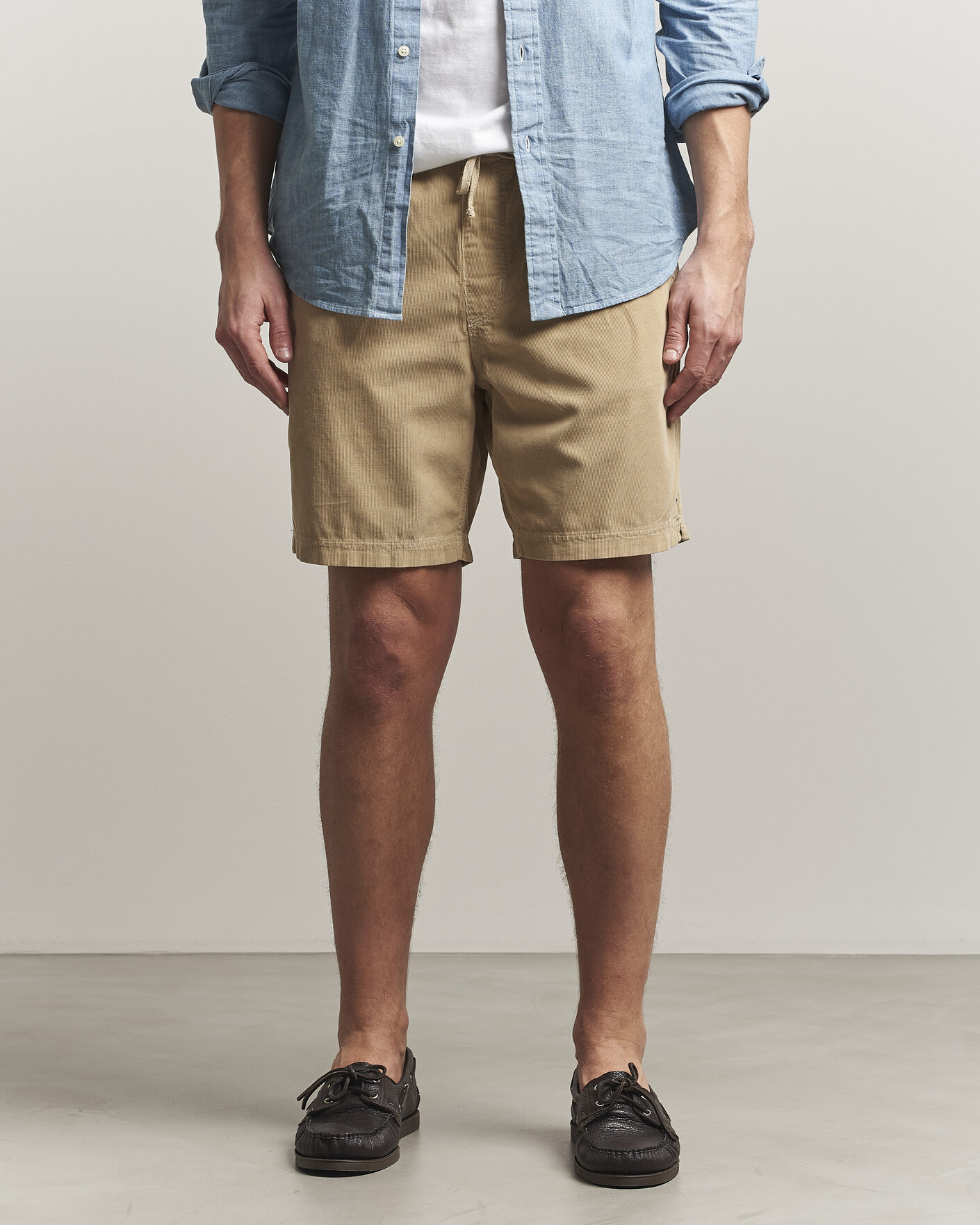 Herre | Shorts | Polo Ralph Lauren | Wale Cord Shorts Paddock Tan