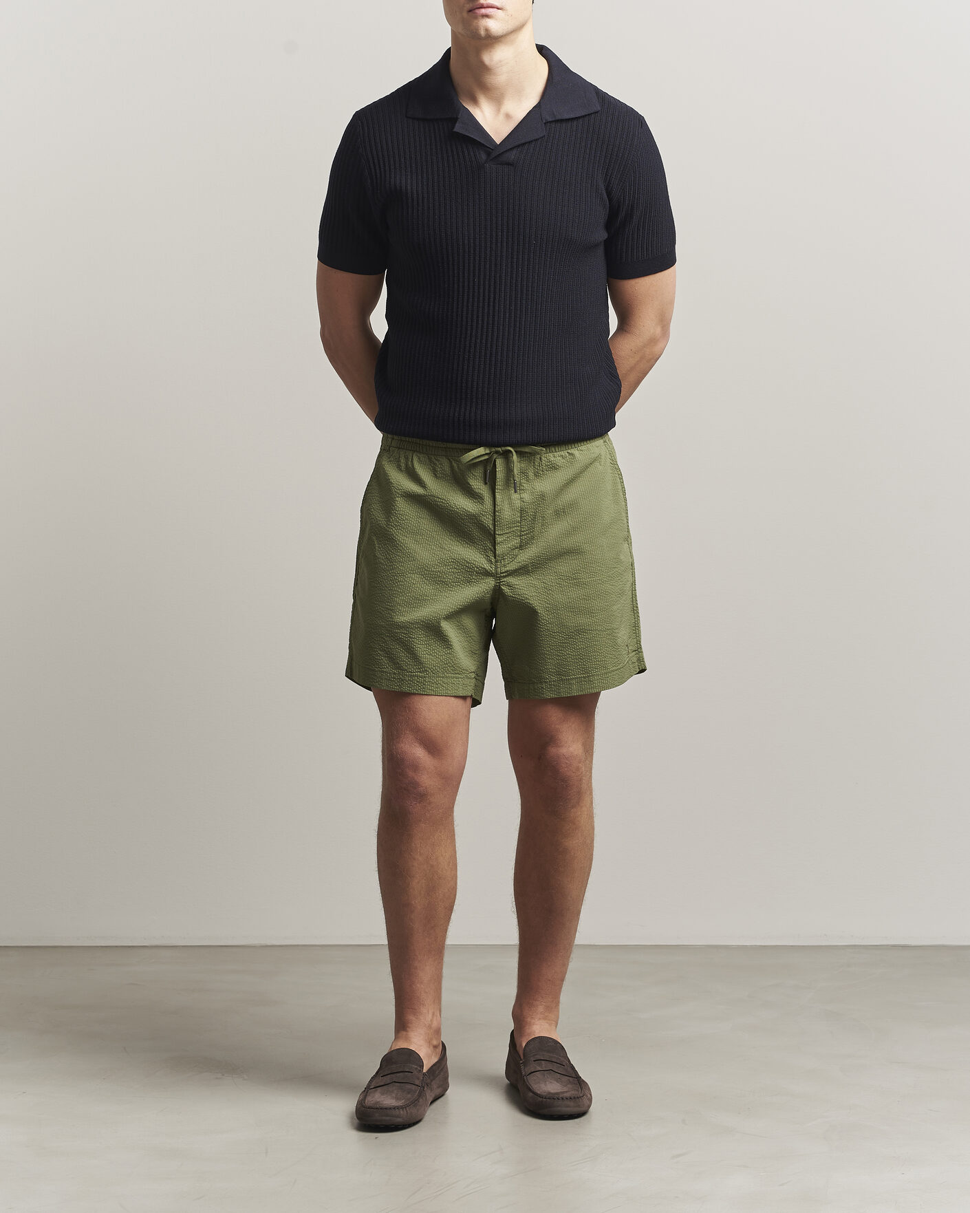 Herre | Shorts | Polo Ralph Lauren | Seersucker Shorts Supply Olive