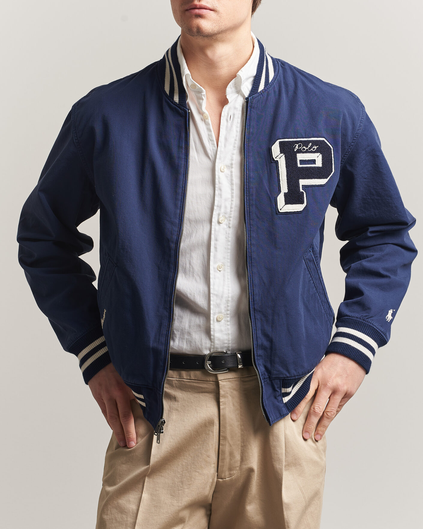 Herre | Jakker | Polo Ralph Lauren | Rustic Canvas Bomberjacket Newport Navy