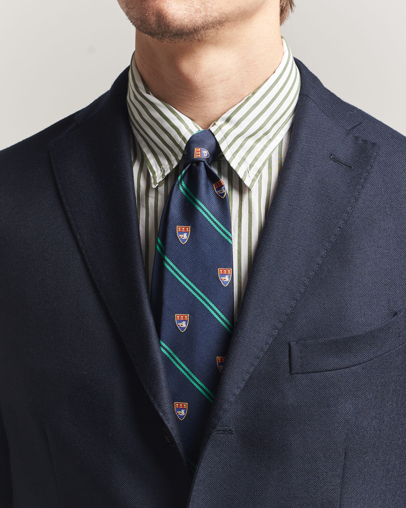 Herre | Slips | Polo Ralph Lauren | Boarshead Club Tie Navy/Green