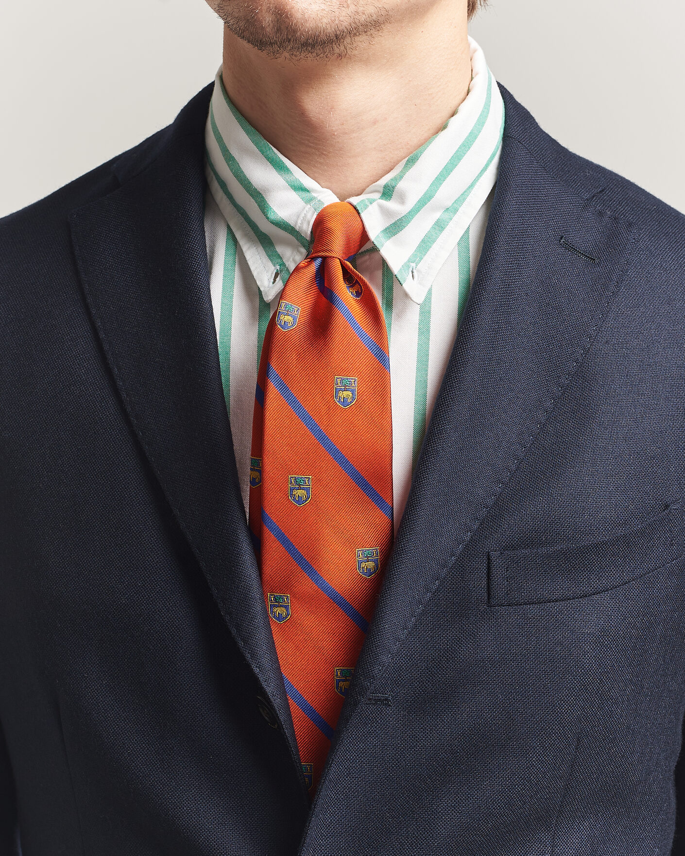 Herre | Slips | Polo Ralph Lauren | Elephant Palm Club Tie Orange