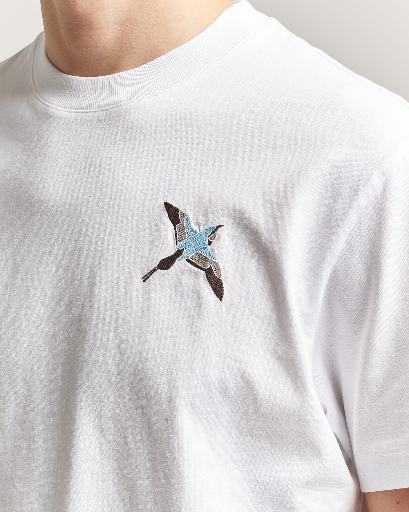 Herre | T-Shirts | Axel Arigato | Micro Bee Bird T-Shirt White