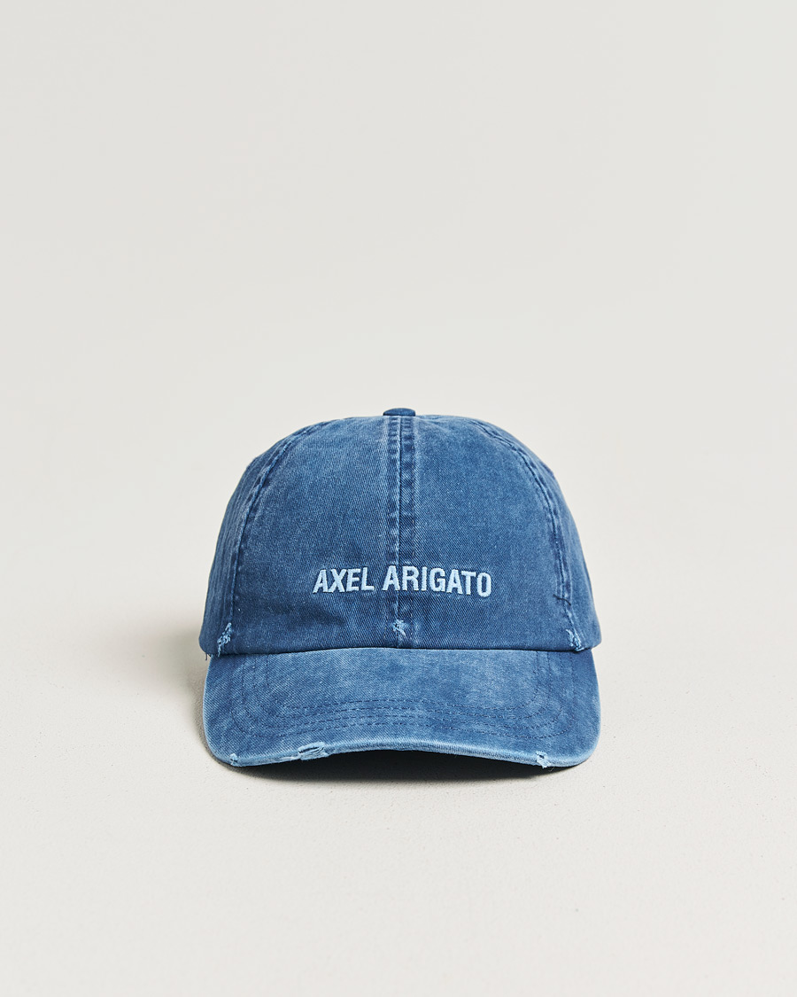 Herre | Hatter og capser | Axel Arigato | AA Logo Cap Washed Blue