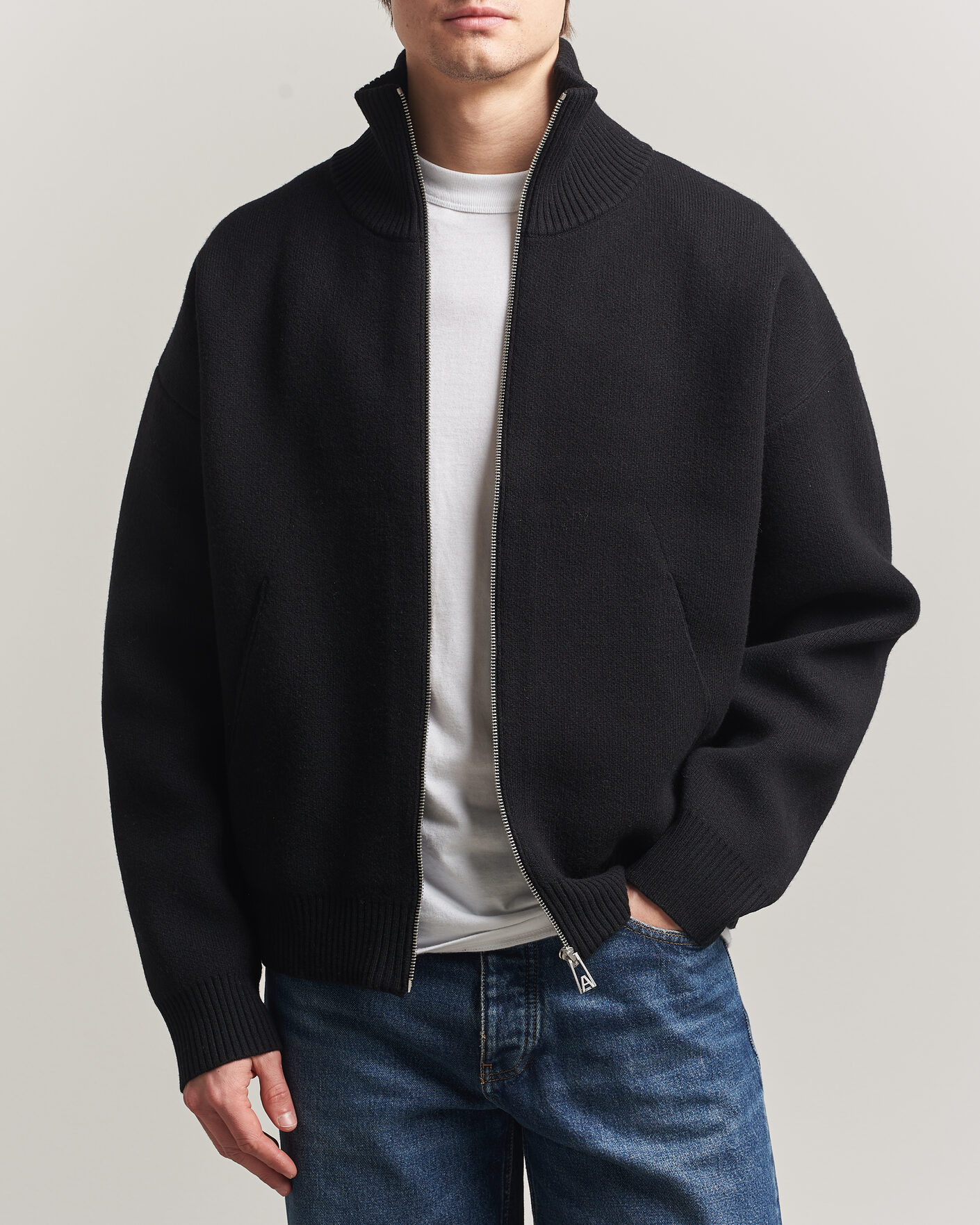 Herre | Gensere | Axel Arigato | Core Zip-Up Sweater Black