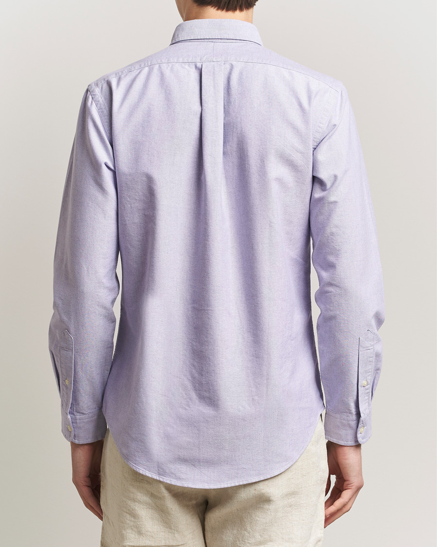 Herre | Skjorter | Polo Ralph Lauren | Custom Fit Oxford Shirt Tissel Purple