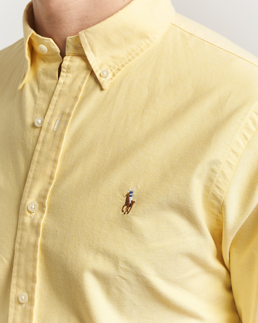 Herre | Skjorter | Polo Ralph Lauren | Custom Fit Oxford Shirt Yellow