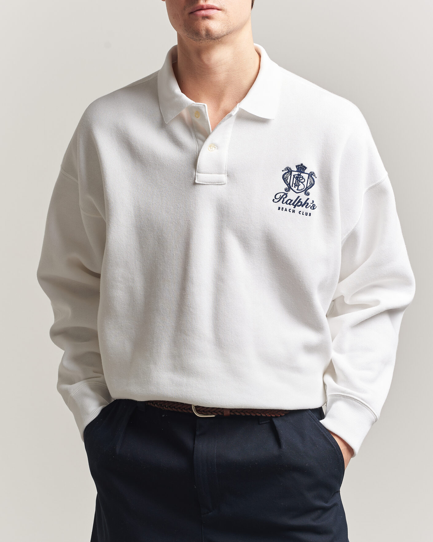 Herre | Gensere | Polo Ralph Lauren | Ralph's Beach Club Sweater White