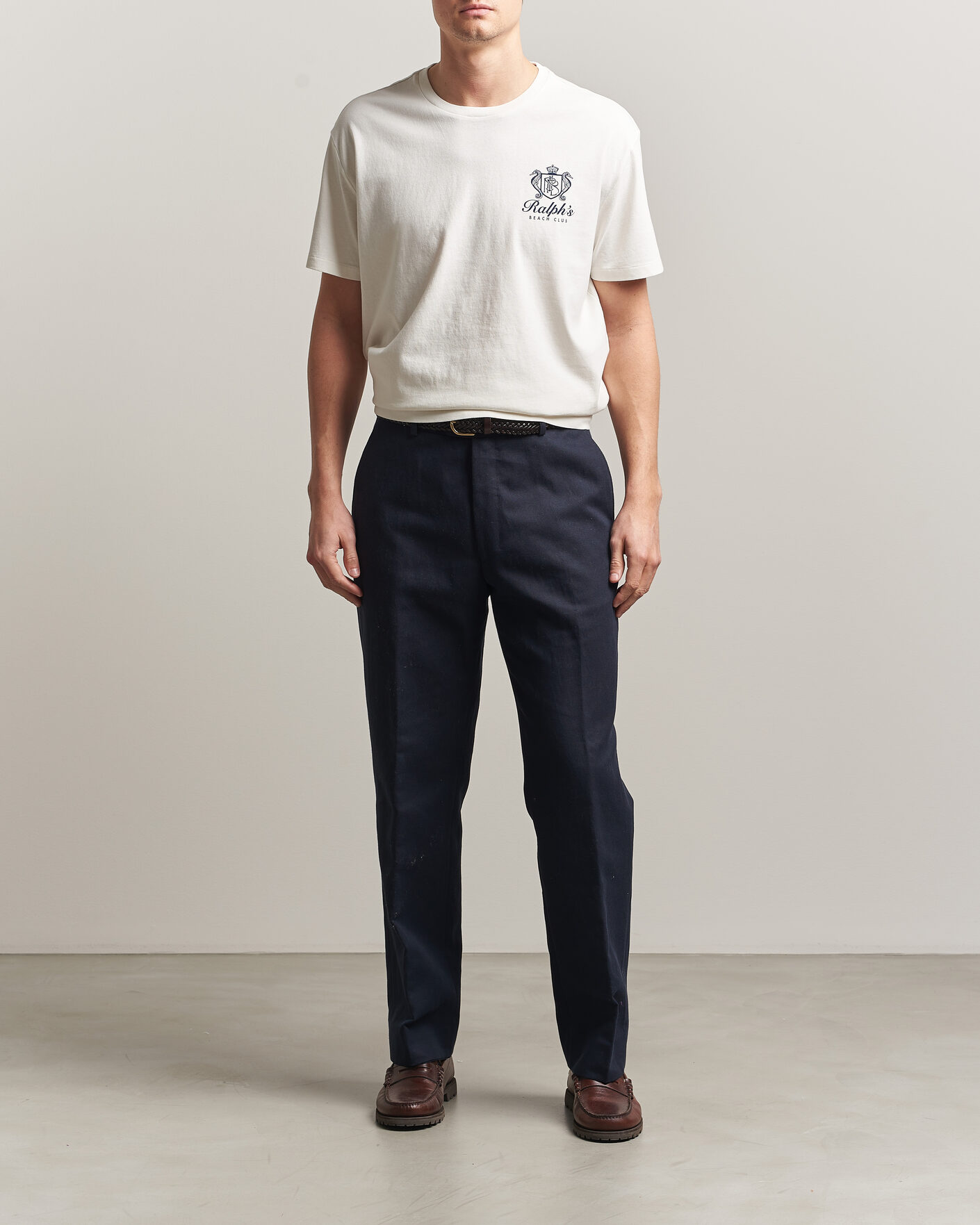 Herre | T-Shirts | Polo Ralph Lauren | Ralph's Beach Club Back Print Tee White