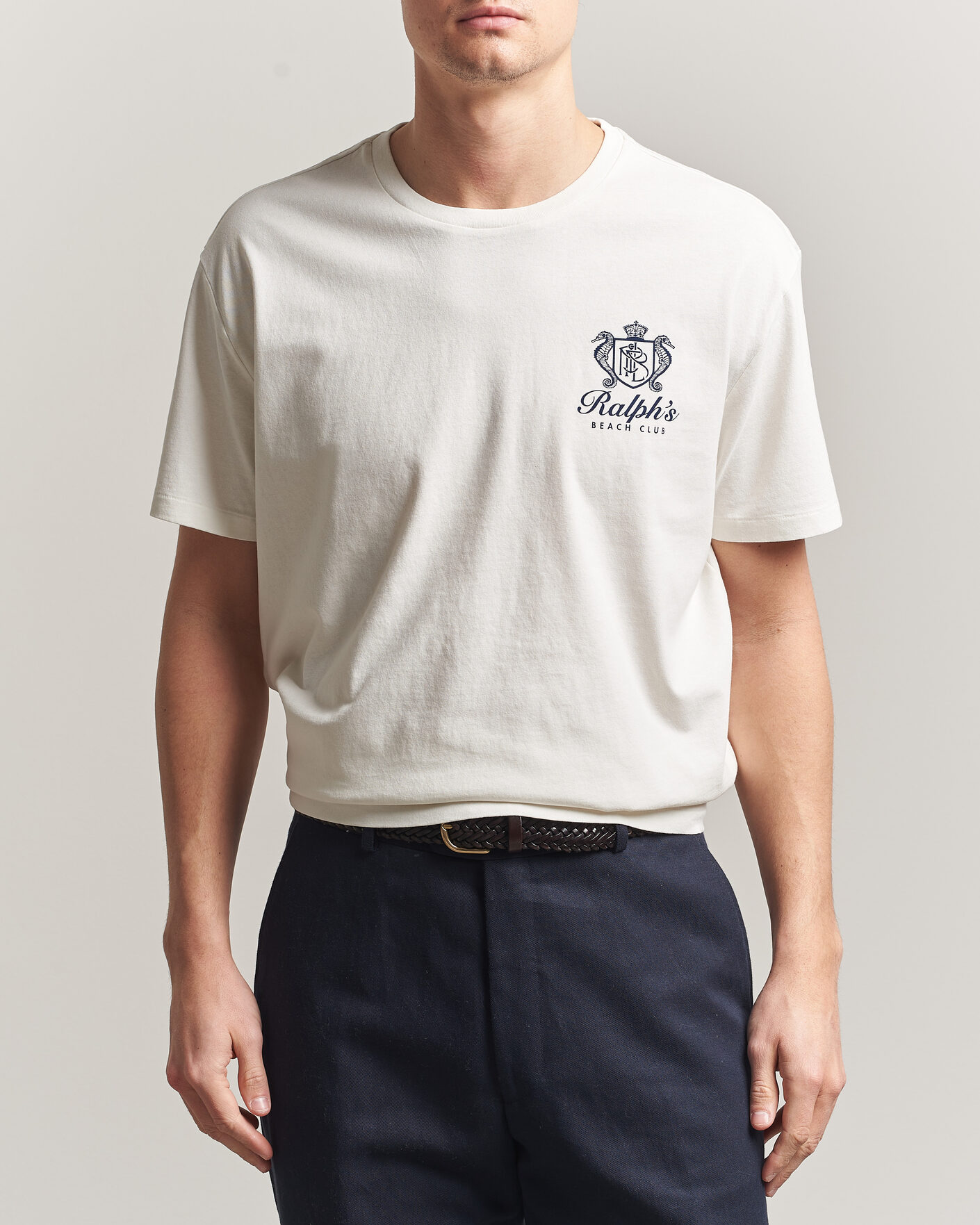 Herre | T-Shirts | Polo Ralph Lauren | Ralph's Beach Club Back Print Tee White