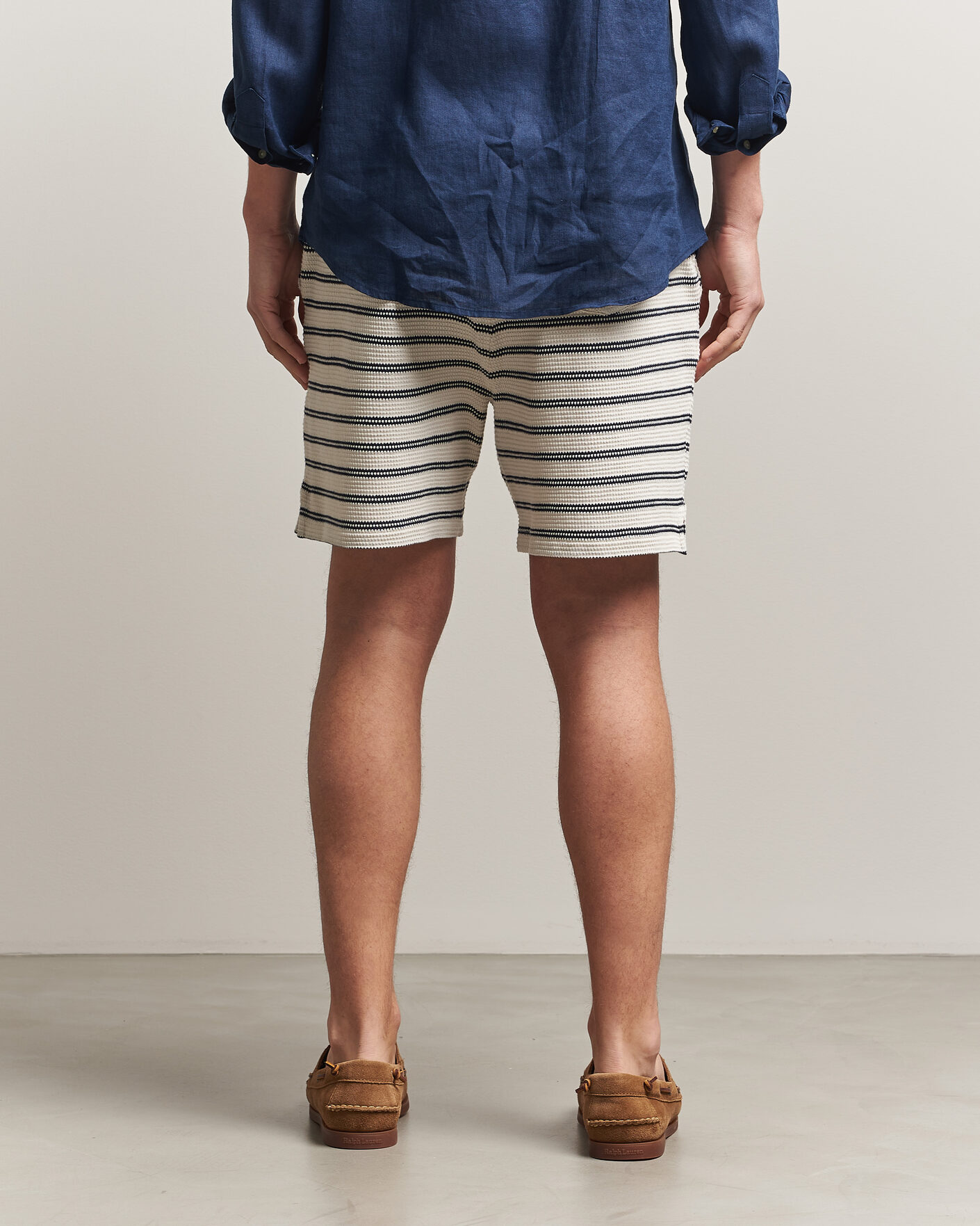 Herre | Shorts | Polo Ralph Lauren | Knitted Shorts Pale Cream/Newport Navy