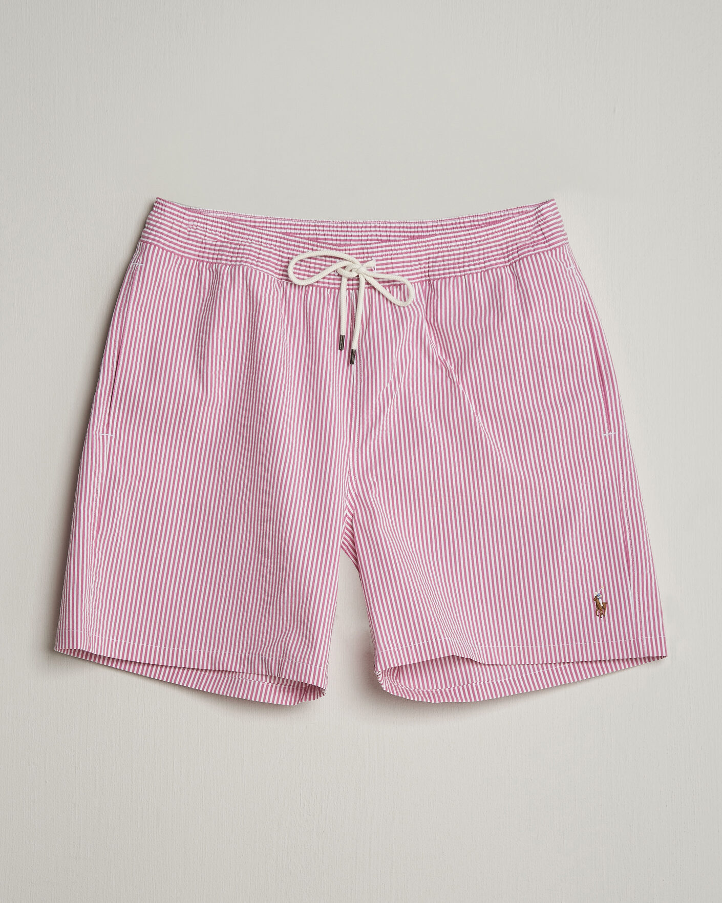 Herre | Badeshorts | Polo Ralph Lauren | Traveler Mid Trunk Seersucker Rose