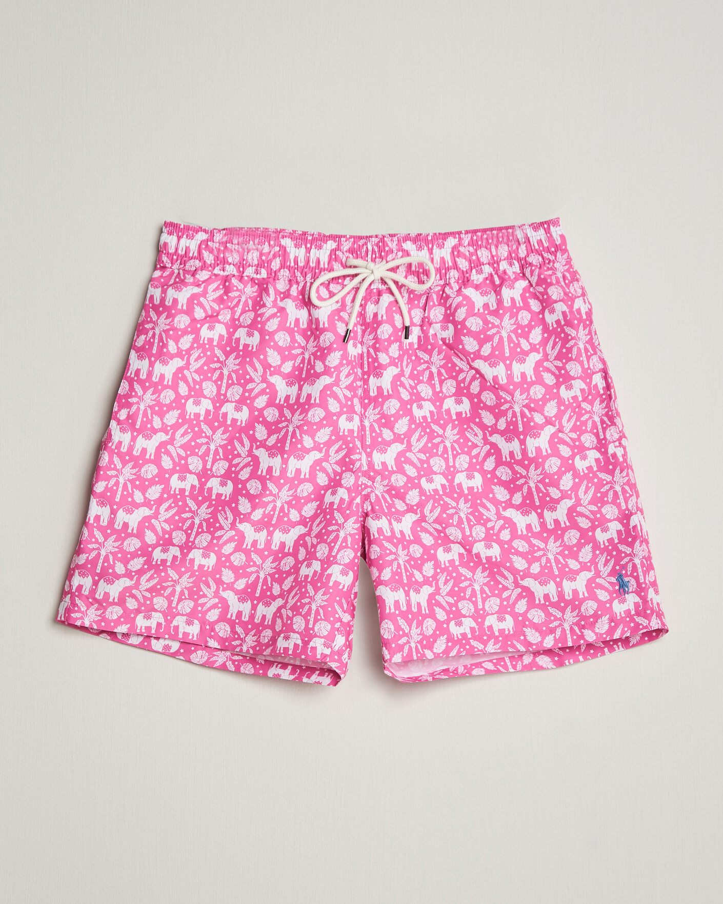 Herre | Badeshorts | Polo Ralph Lauren | Traveler Print Mid Trunk Pink