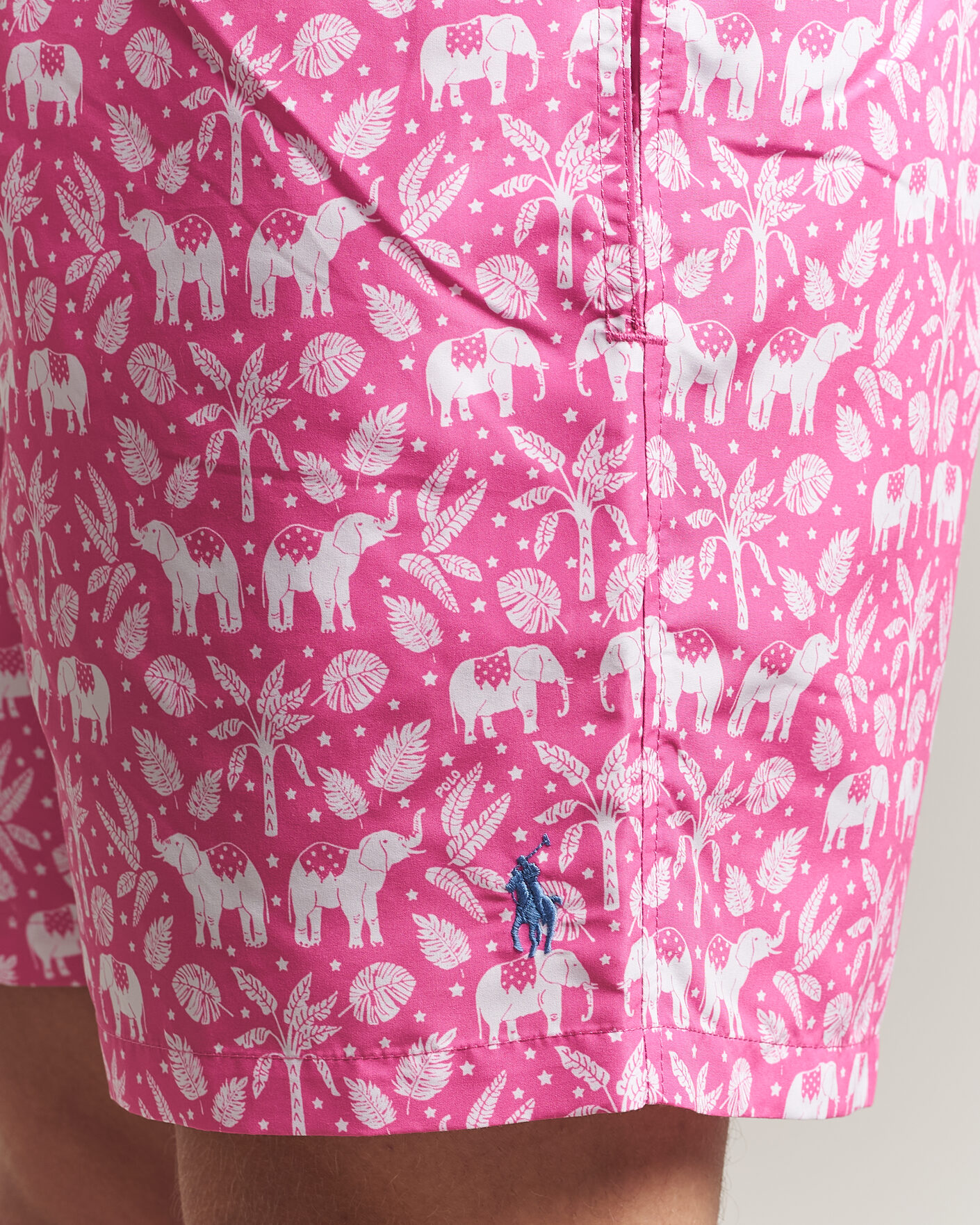 Herre | Polo Ralph Lauren Traveler Print Mid Trunk Pink | Polo Ralph Lauren | Traveler Print Mid Trunk Pink