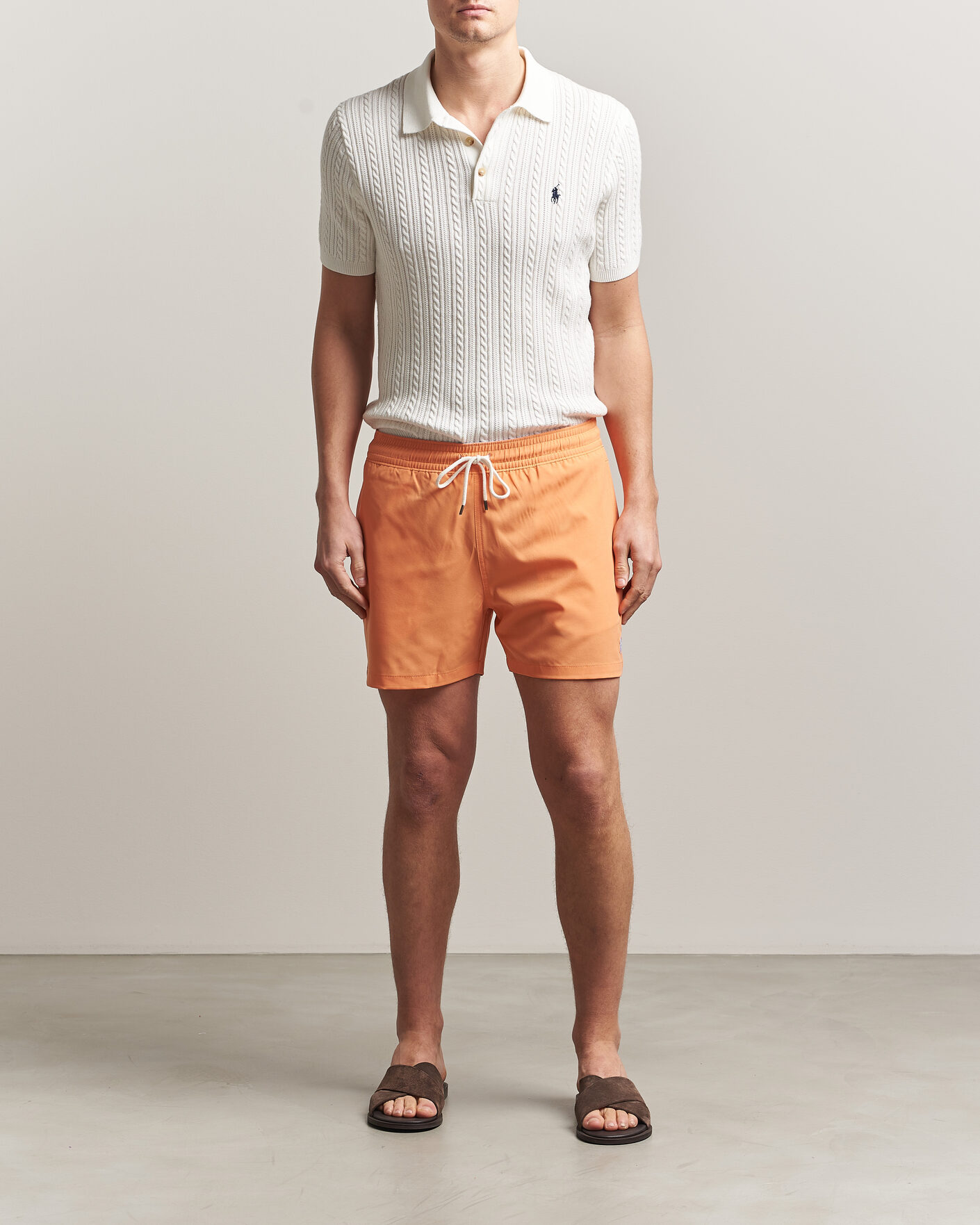 Herre | Badeshorts | Polo Ralph Lauren | Traveler Slim Trunk Orange