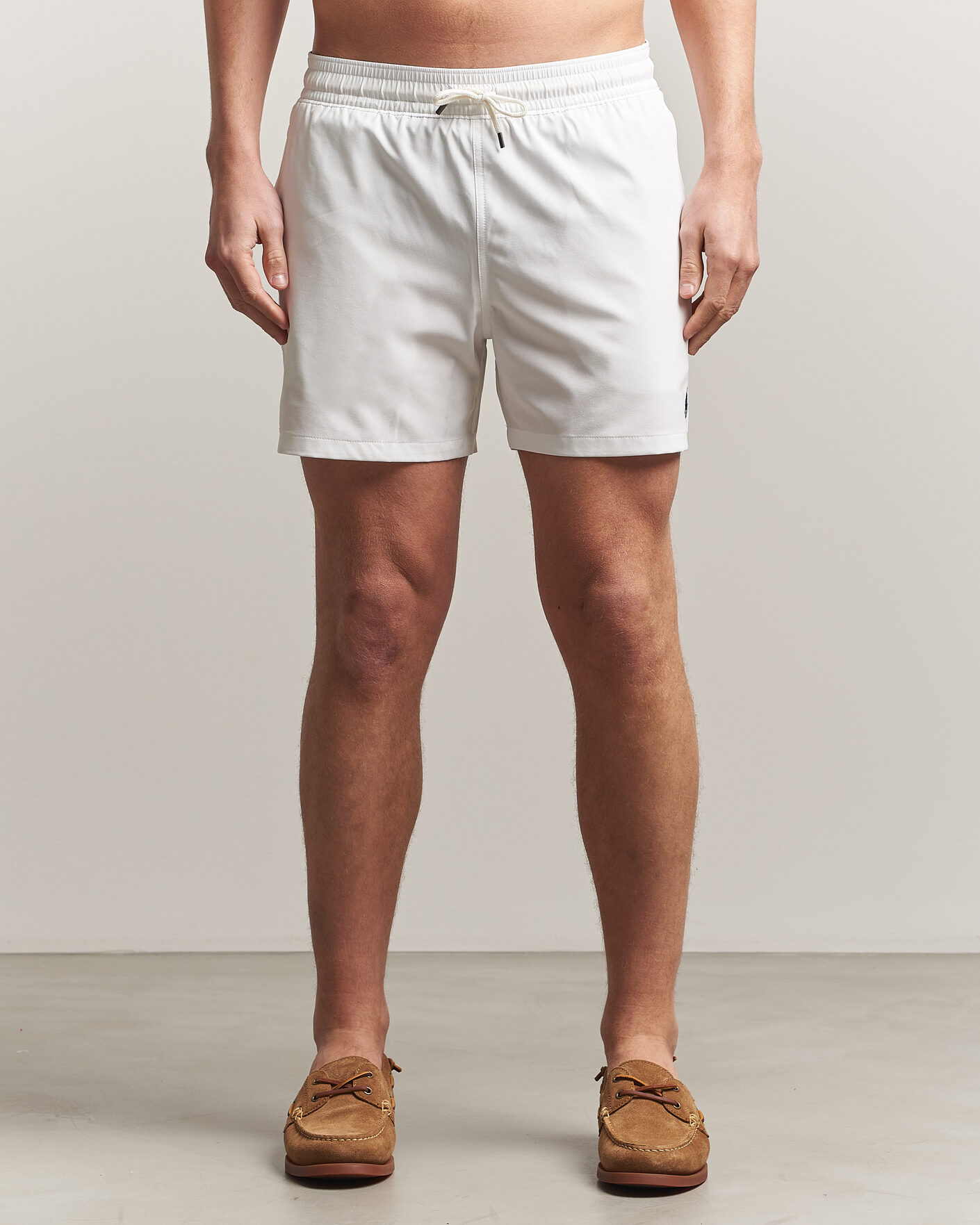 Herre | Badeshorts | Polo Ralph Lauren | Traveler Slim Trunk White